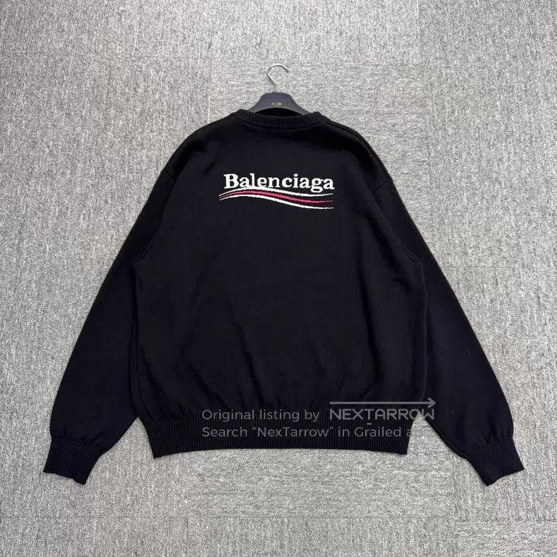 Balenciaga Balenciaga Coke Flower Knit Top Size US M / EU 48-50 / 2 - 6 Thumbnail