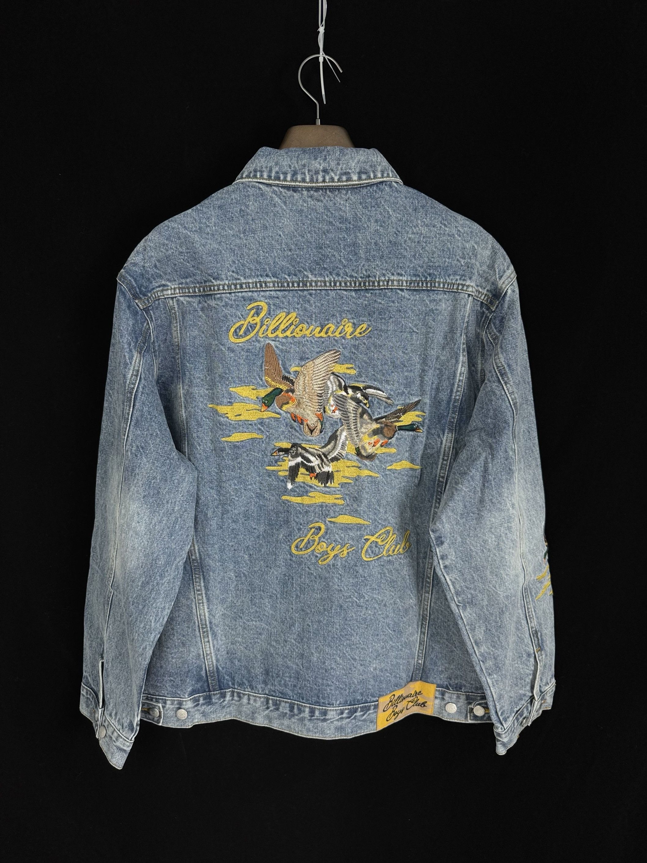 Billionaire Boys Club UNWORN* BBC HEAVY STICH GOOSE AND DUCKS DENIM JACKET Size US XXL / EU 58 / 5 - 1 Thumbnail