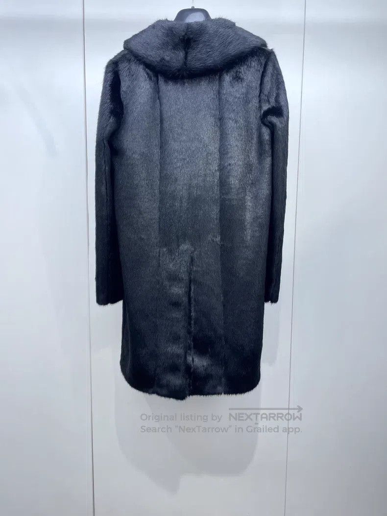 Saint Laurent Paris Saint Laurent Paris Black eco-fur coat Size S / US 4 / IT 40 - 2 Thumbnail
