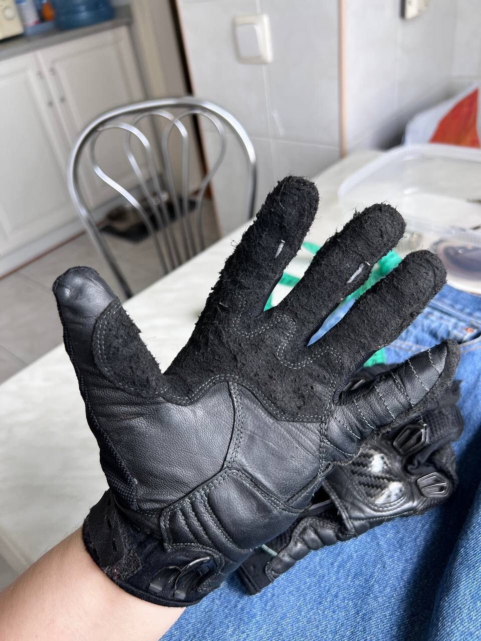 Alpinestars Vintage Alpinestars Black Leather Gloves Motorcycle Racing Size ONE SIZE - 11 Thumbnail