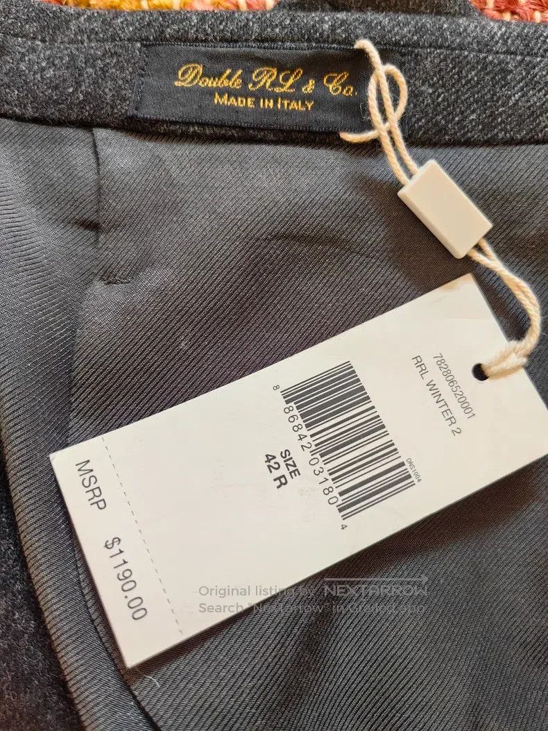 RRL Ralph Lauren RRL Ralph Lauren 19th century vintage trimmed suit Size 42S - 4 Thumbnail