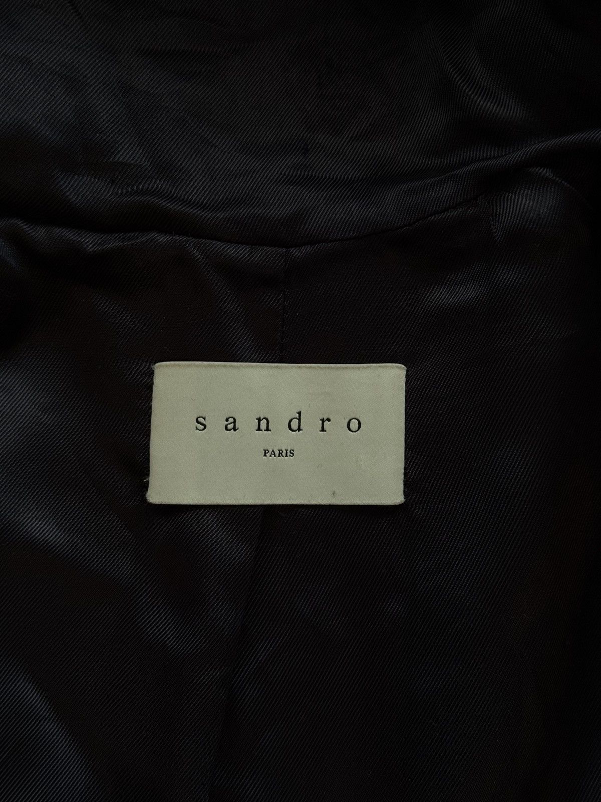 Designer × Sandro Sandro Paris oldmoney style quilted wool parka hooded coat Size S / US 4 / IT 40 - 5 Thumbnail