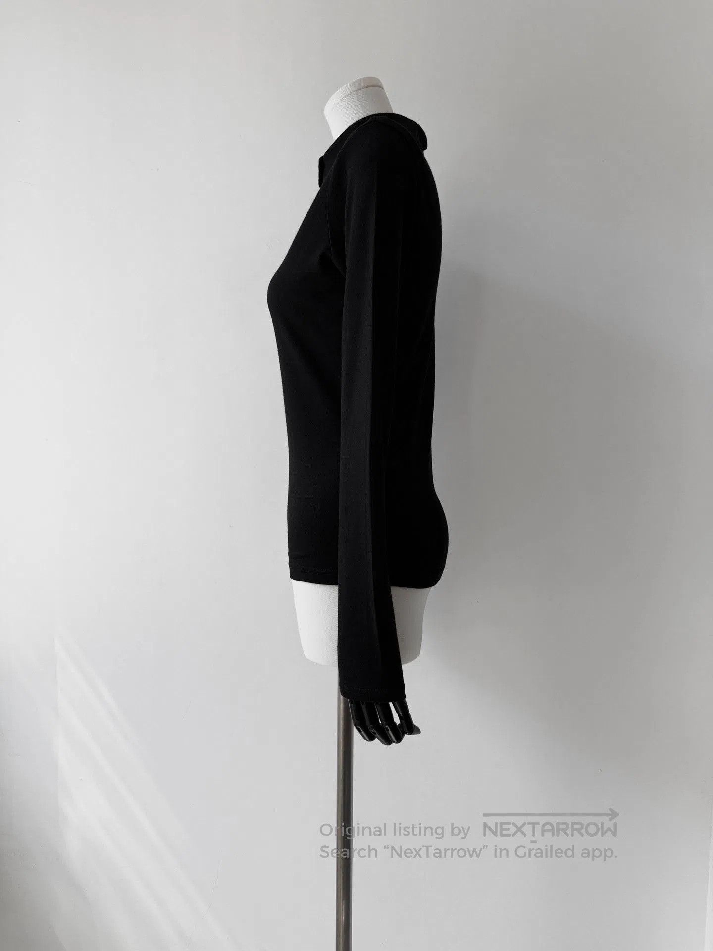 Yohji Yamamoto Yohji Yamamoto Y's 16AW Wool Wrap Collar Top. Size L / US 10 / IT 46 - 5 Thumbnail