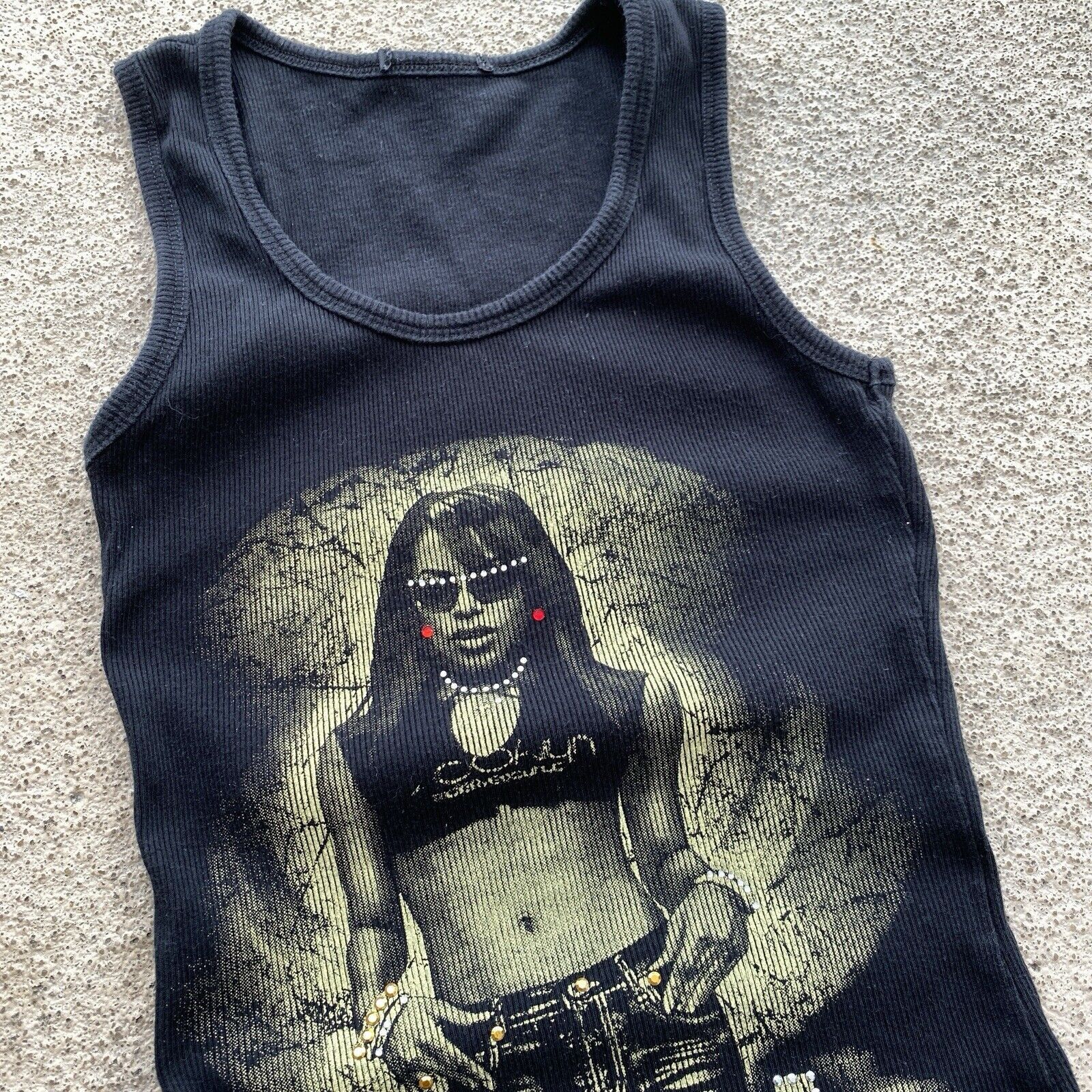 Hysteric Glamour Aaliyah 00s Hysteric Glamour Style Tank Top Cop Copine Vibe Size S / US 4 / IT 40 - 3 Thumbnail