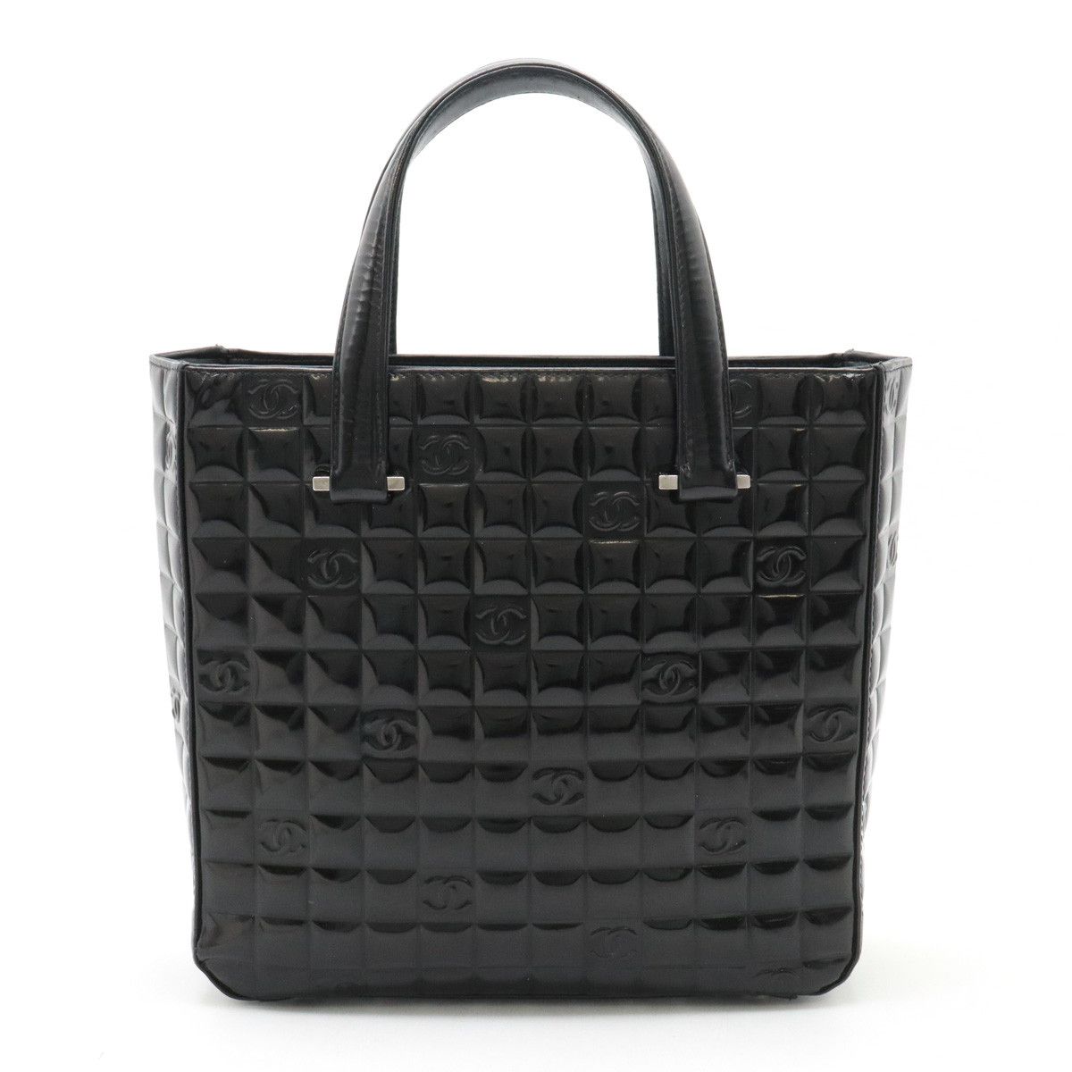 Chanel Chanel Chanel Patent Leather Chocobar Tote Bag A20131 Leather Handbag A20131 in Very Good Condition Size ONE SIZE - 1 Thumbnail