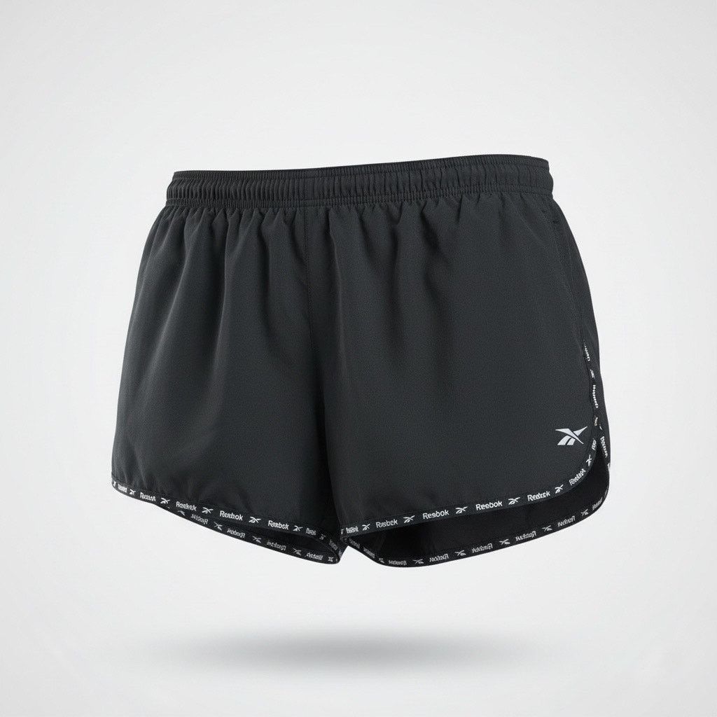 Reebok Reebok Women’s Athletic Running Shorts Black Logo Size Large Size 34" / US 12 / IT 48 - 1 Thumbnail