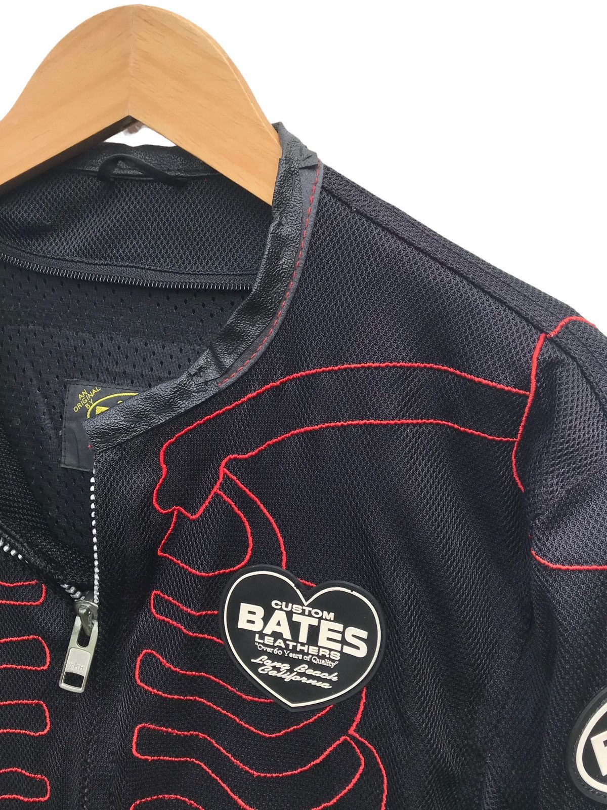 Sports Specialties Vintage Bates Leather Skeleton Biker Jacket Size US M / EU 48-50 / 2 - 5 Thumbnail
