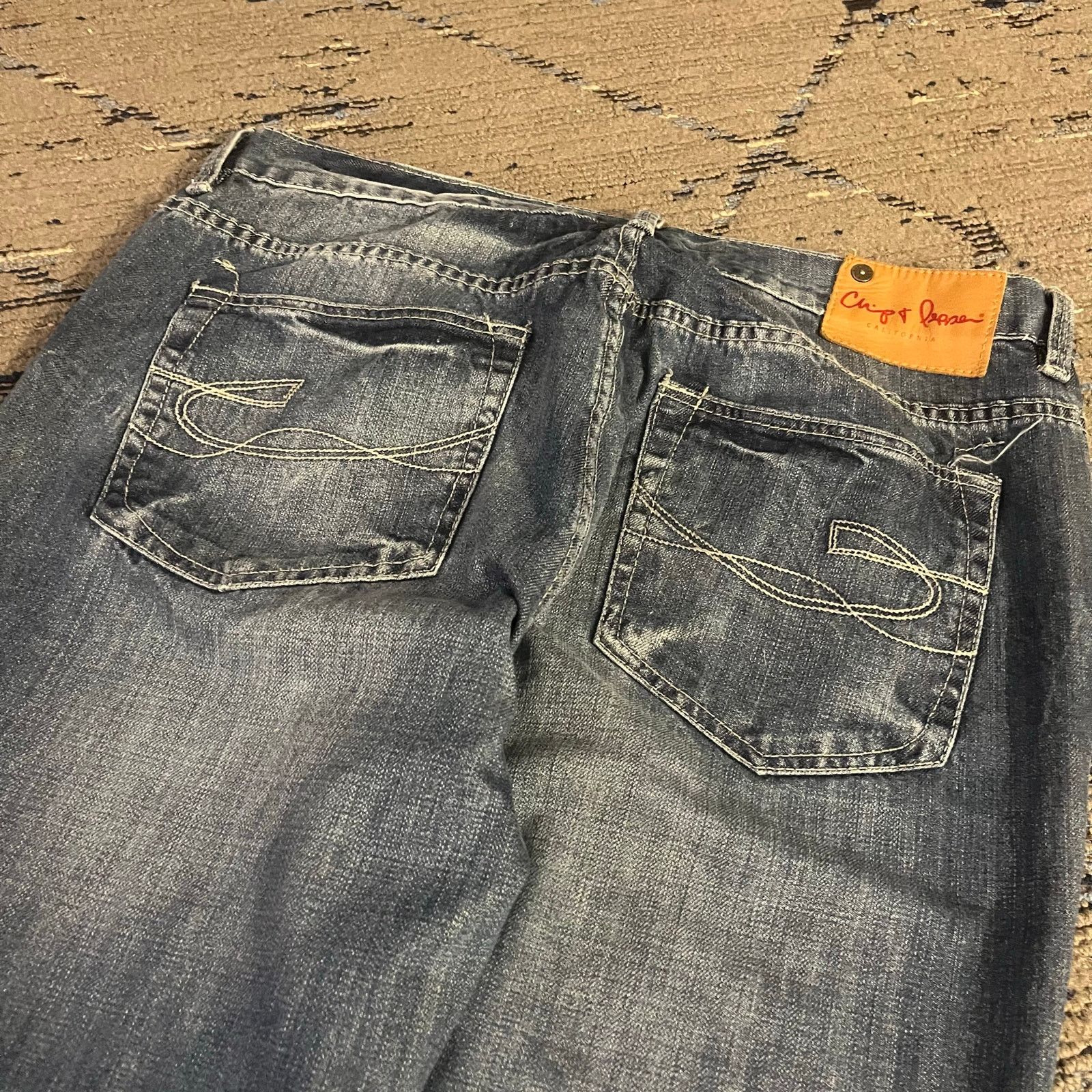 Other Y2K Baggy Skater Acid Washed Faded Jeans 36Wx30L Size US 36 / EU 52 - 3 Thumbnail