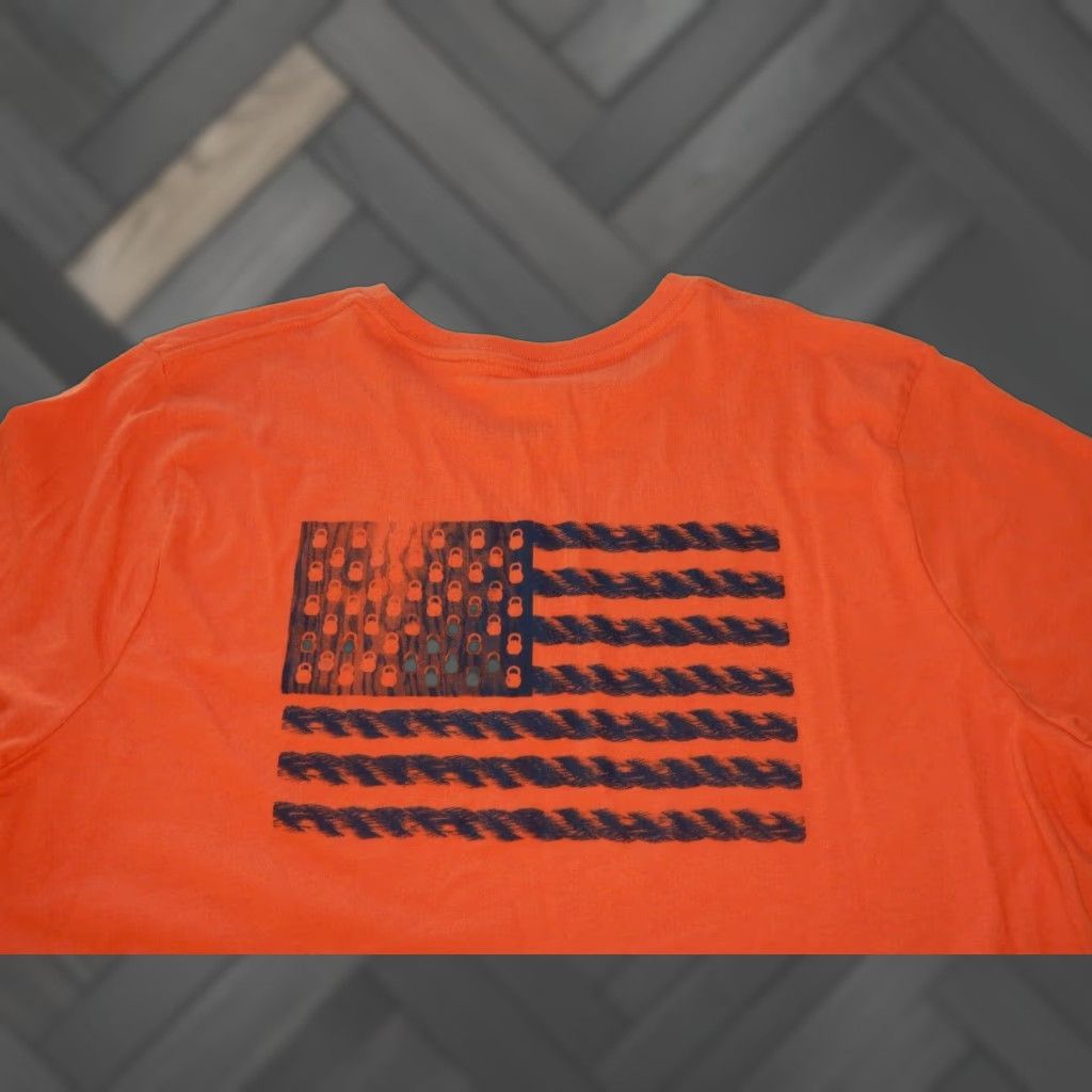 Vintage VINTAGE 5.11 Tactical Men's T-Shirt Short Sleeve Cotton Orange Graphic Print 2XL Size US XXL / EU 58 / 5 - 1 Thumbnail