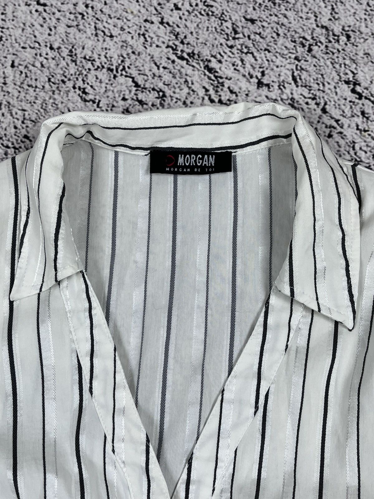 Morgan De Toi Vintage Morgan De Toi Shirt / Blouse AvantGarde Gothic Size S / US 4 / IT 40 - 5 Thumbnail