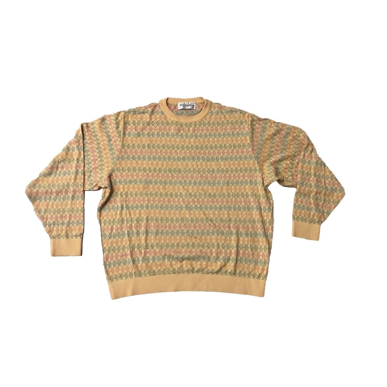 St. Croix Vintage St Croix Shop Knit Sweater Coogi Style Men M Size US S / EU 44-46 / 1 - 1 Thumbnail