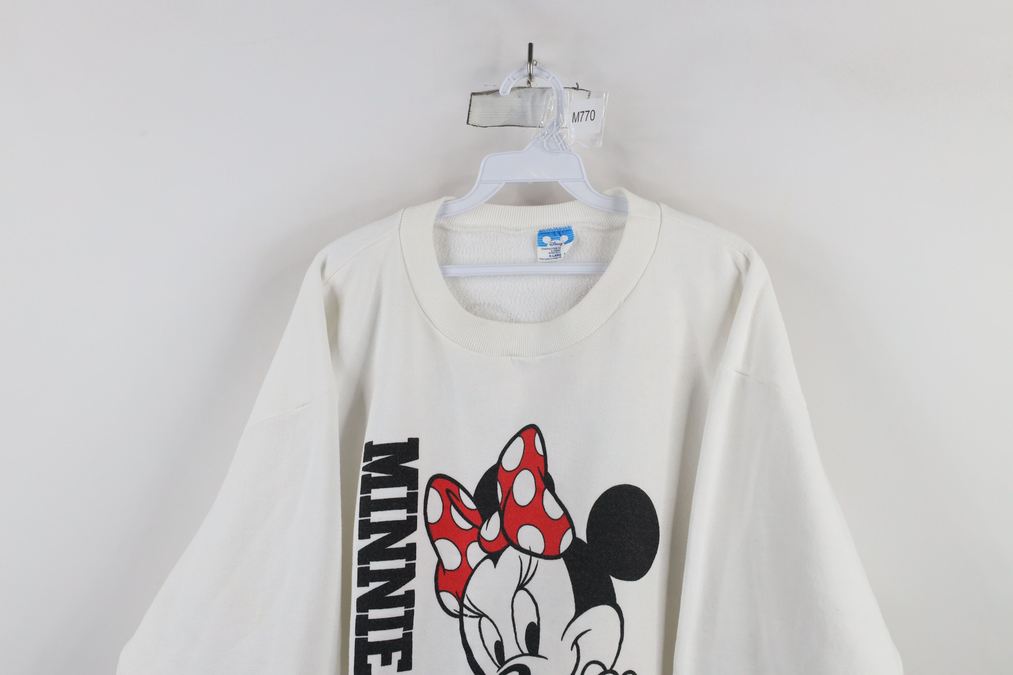Disney × Vintage Vintage 80s 90s Disney Minnie Mouse All Print Sweatshirt USA Size XL / US 12-14 / IT 48-50 - 2 Thumbnail