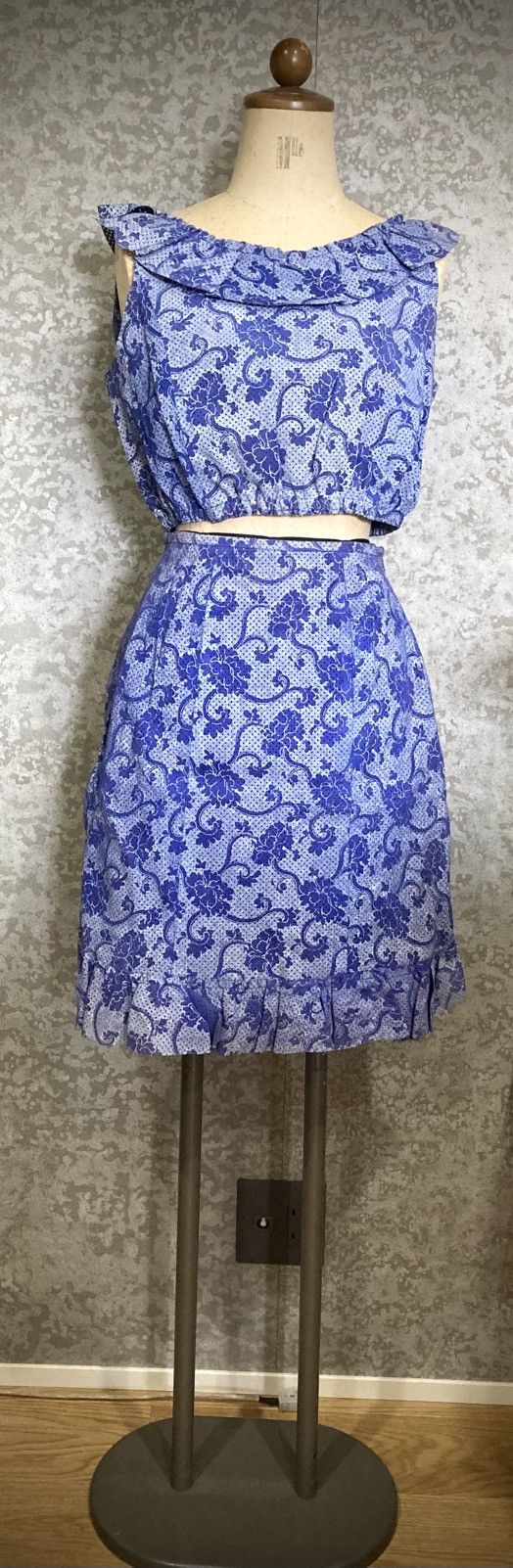 Japanese Brand Japanese Gal Style Real Leather Laser Cut Two Piece Set Size S / US 4 / IT 40 - 2 Thumbnail
