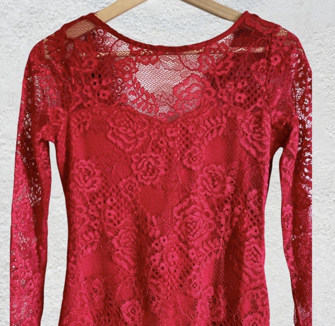 H&M LONG SLEEVE FLORAL LACE EMBROIDERED V BACK COCKTAIL DRESS Size M / US 6-8 / IT 42-44 - 9 Thumbnail