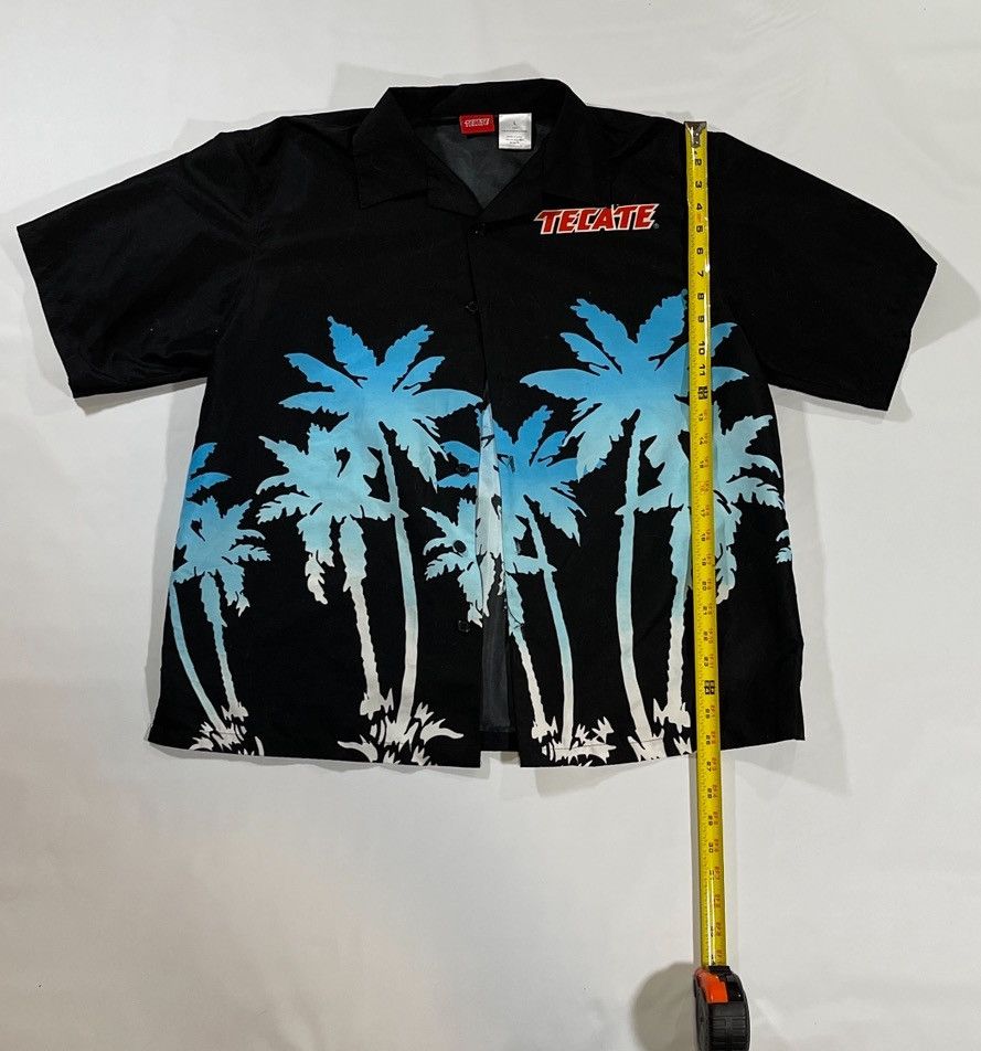 Vintage Vice City Tecate Beer Button up Size US XL / EU 56 / 4 - 2 Thumbnail