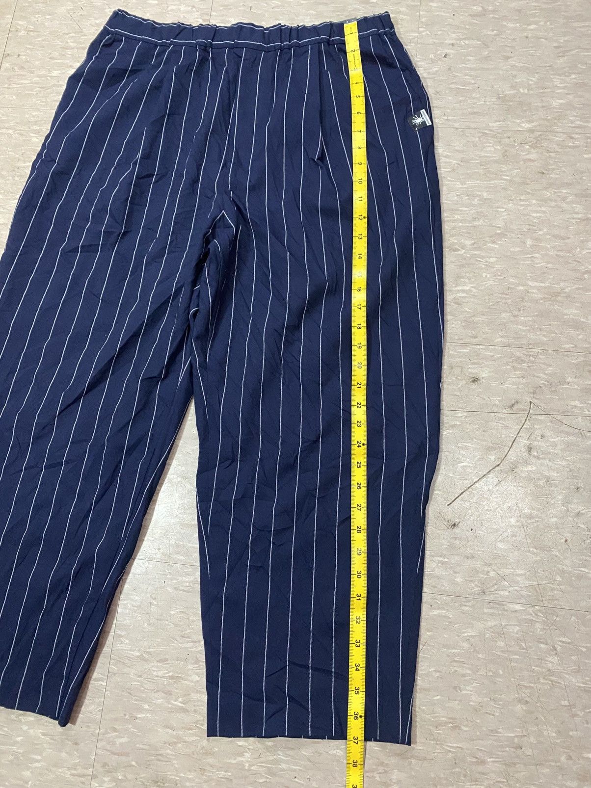 GU × Japanese Brand × Maison MIHARA YASUHIRO Miharayasuhiro X GU baggie stripe pants Size US 35 - 16 Thumbnail