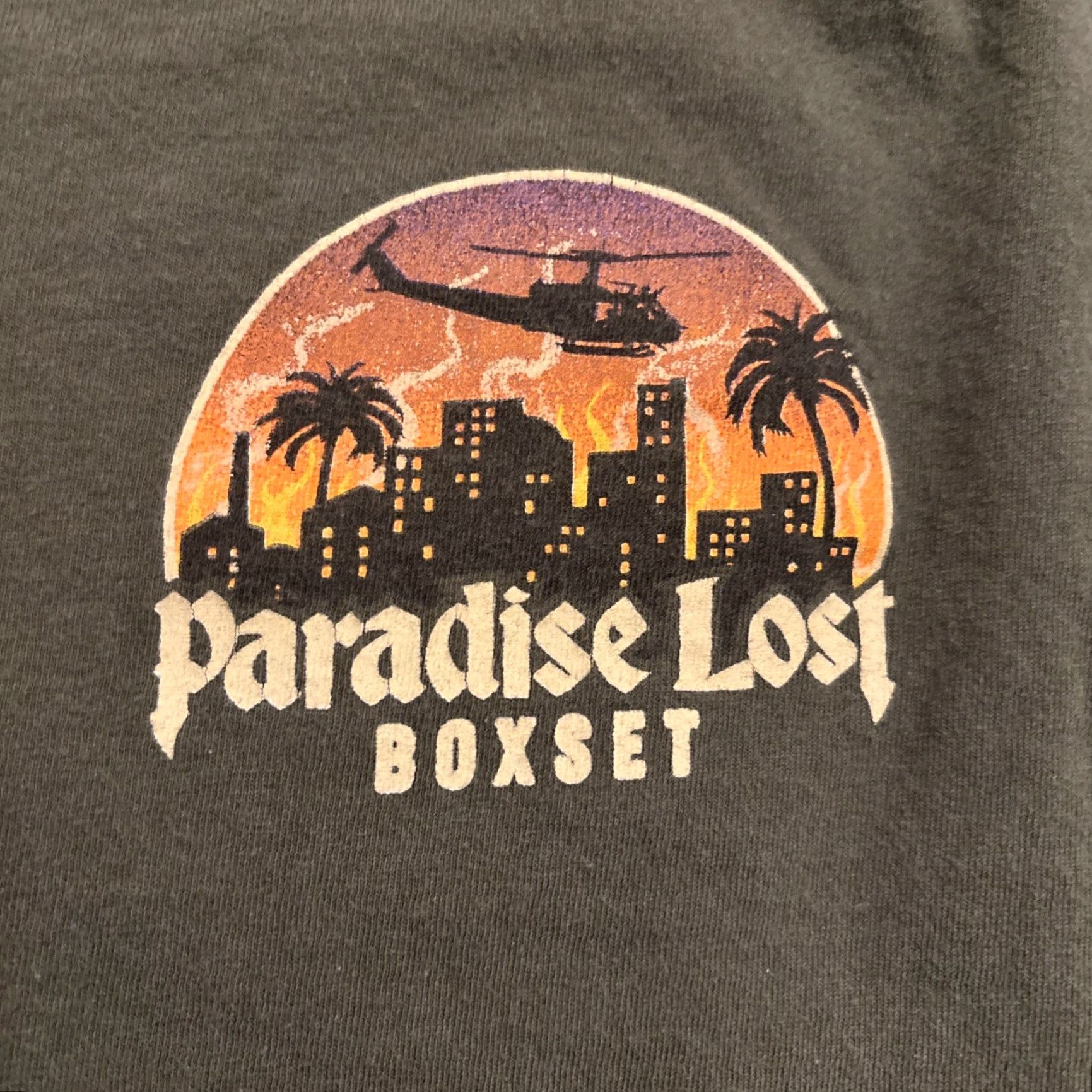 Paradise Paradise Lost Boxset T-Shirt Green Size M Grim Reaper Men Rock Poem Shirts Size US M / EU 48-50 / 2 - 5 Thumbnail