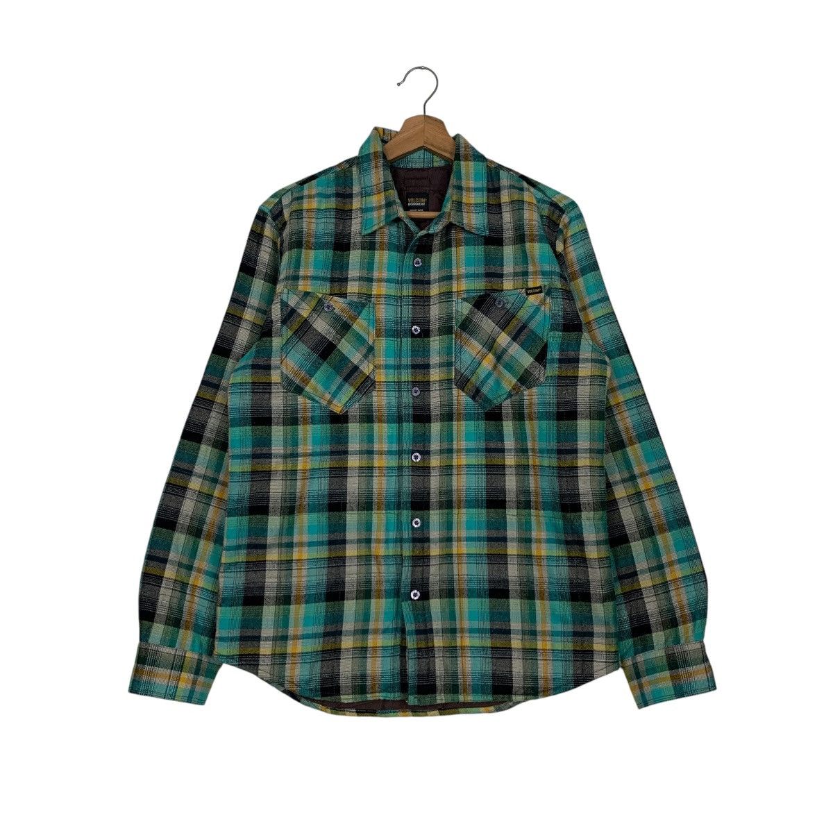 Volcom VOLCOM WORKWEAR Green Tartan Warm Flannel Jacket #2717-C122 Size US S / EU 44-46 / 1 - 1 Thumbnail