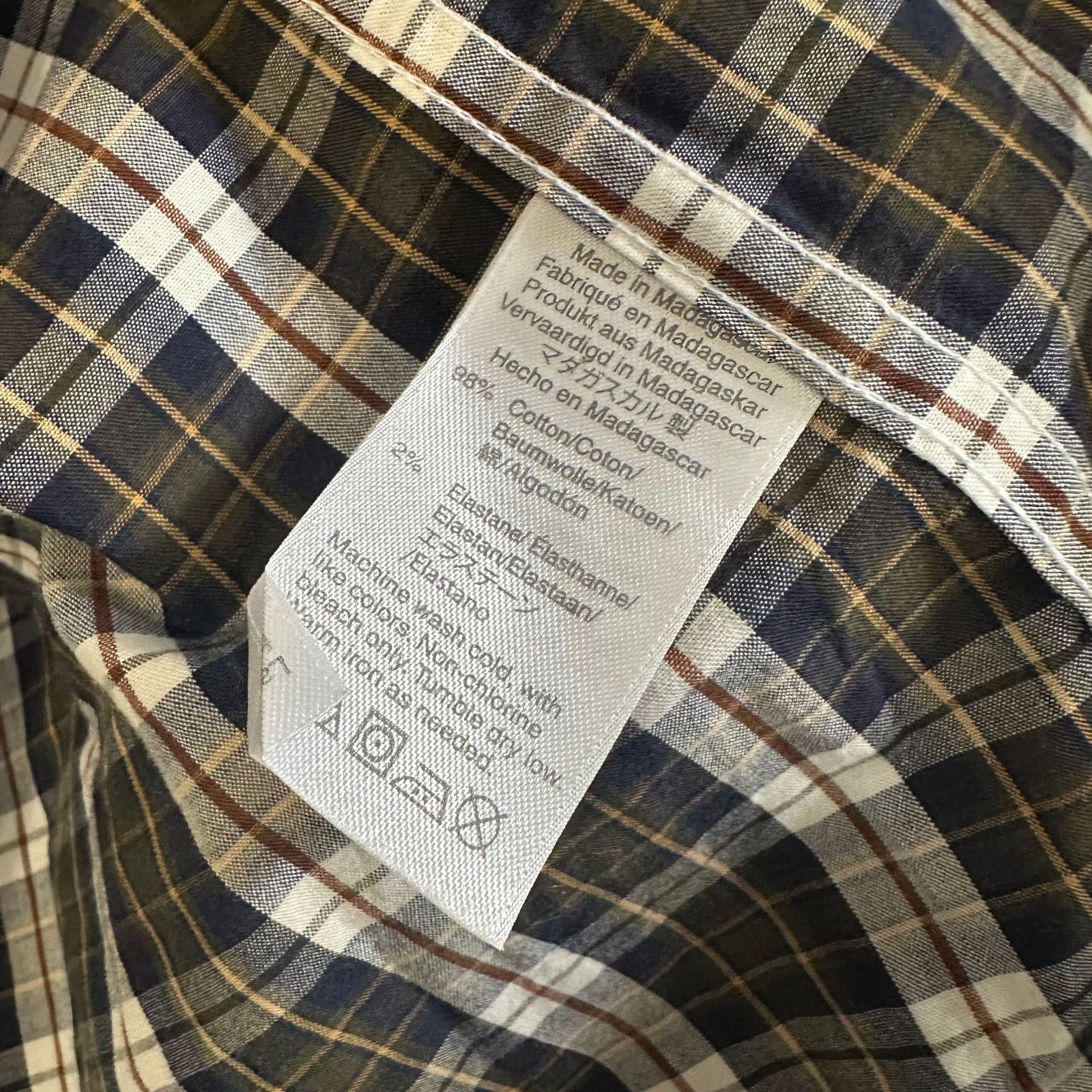 J.Crew Men's Slim Flex plaid cotton button down shirt from J. Crew Size US M / EU 48-50 / 2 - 5 Thumbnail
