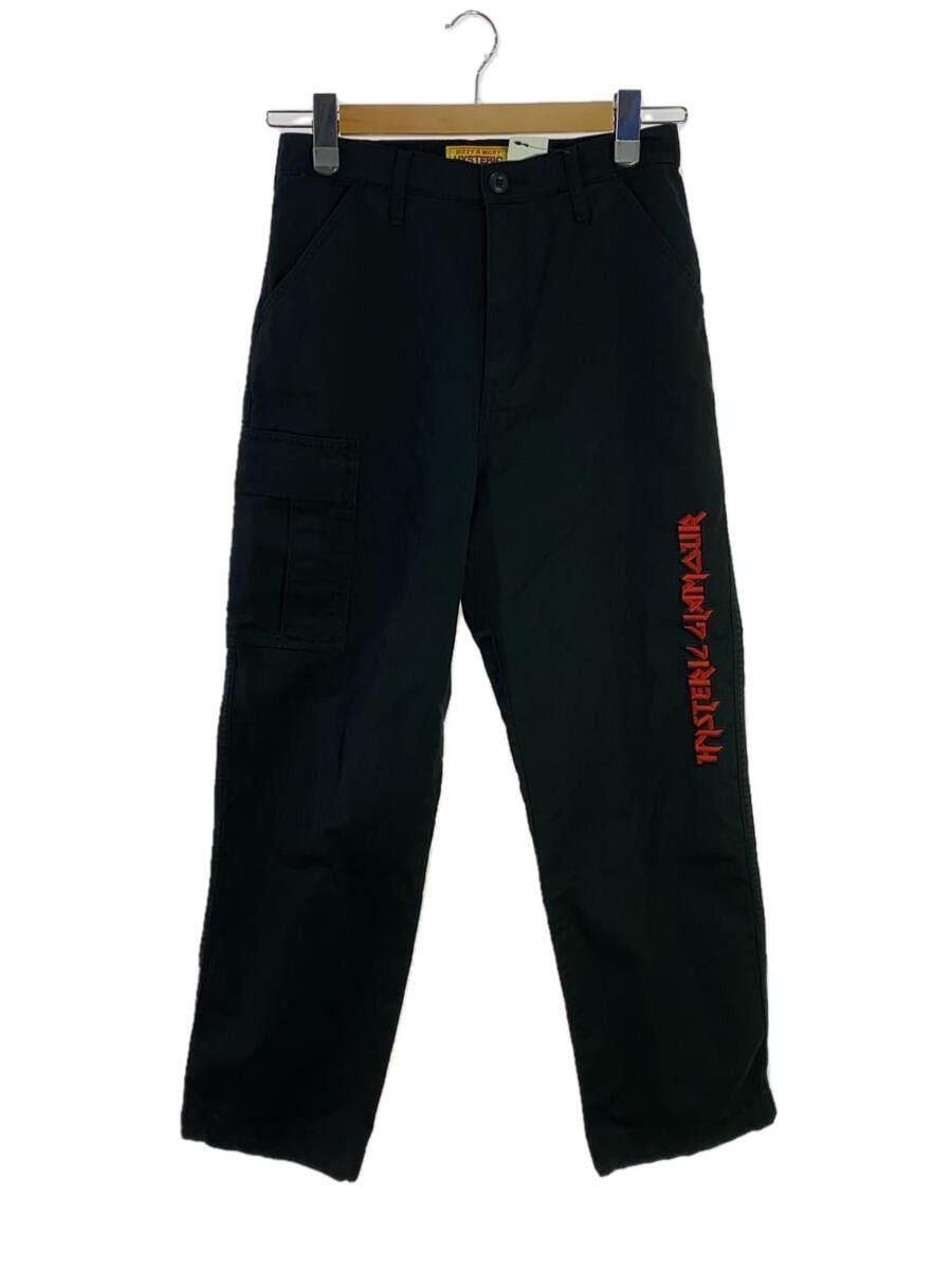 image of Hysteric Glamour Logo Cargo Pants in Black, Men's (Size 28)