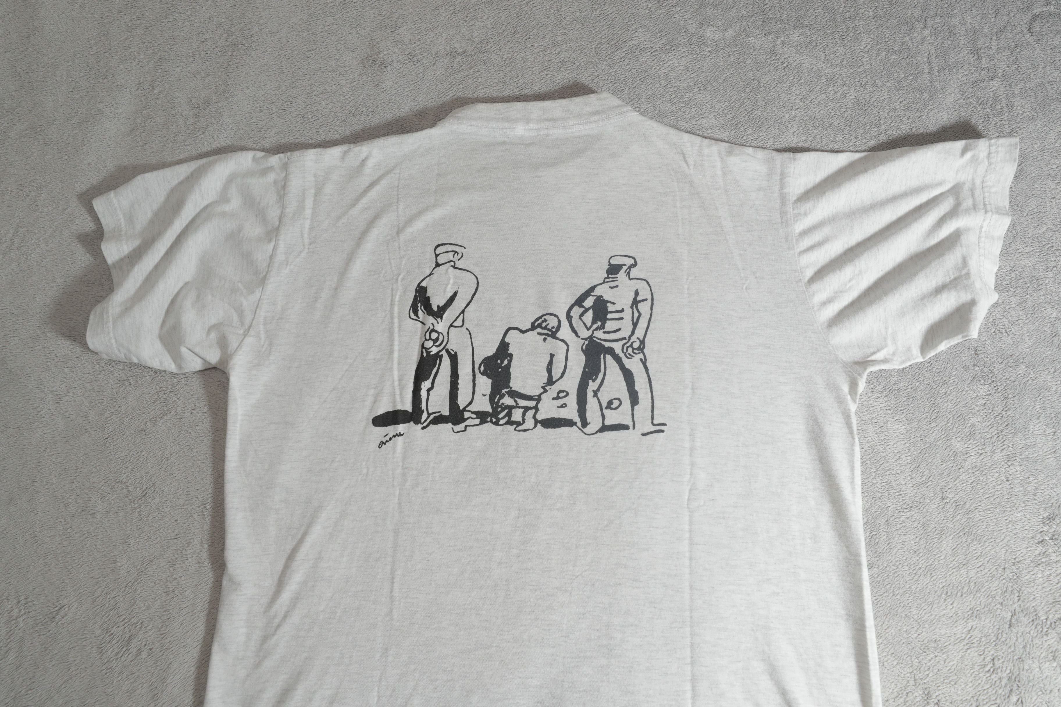 Vintage Cotton Made Moustiers-Sainte-Marie Bocce Tourism Tee (XL) Size US XL / EU 56 / 4 - 10 Thumbnail