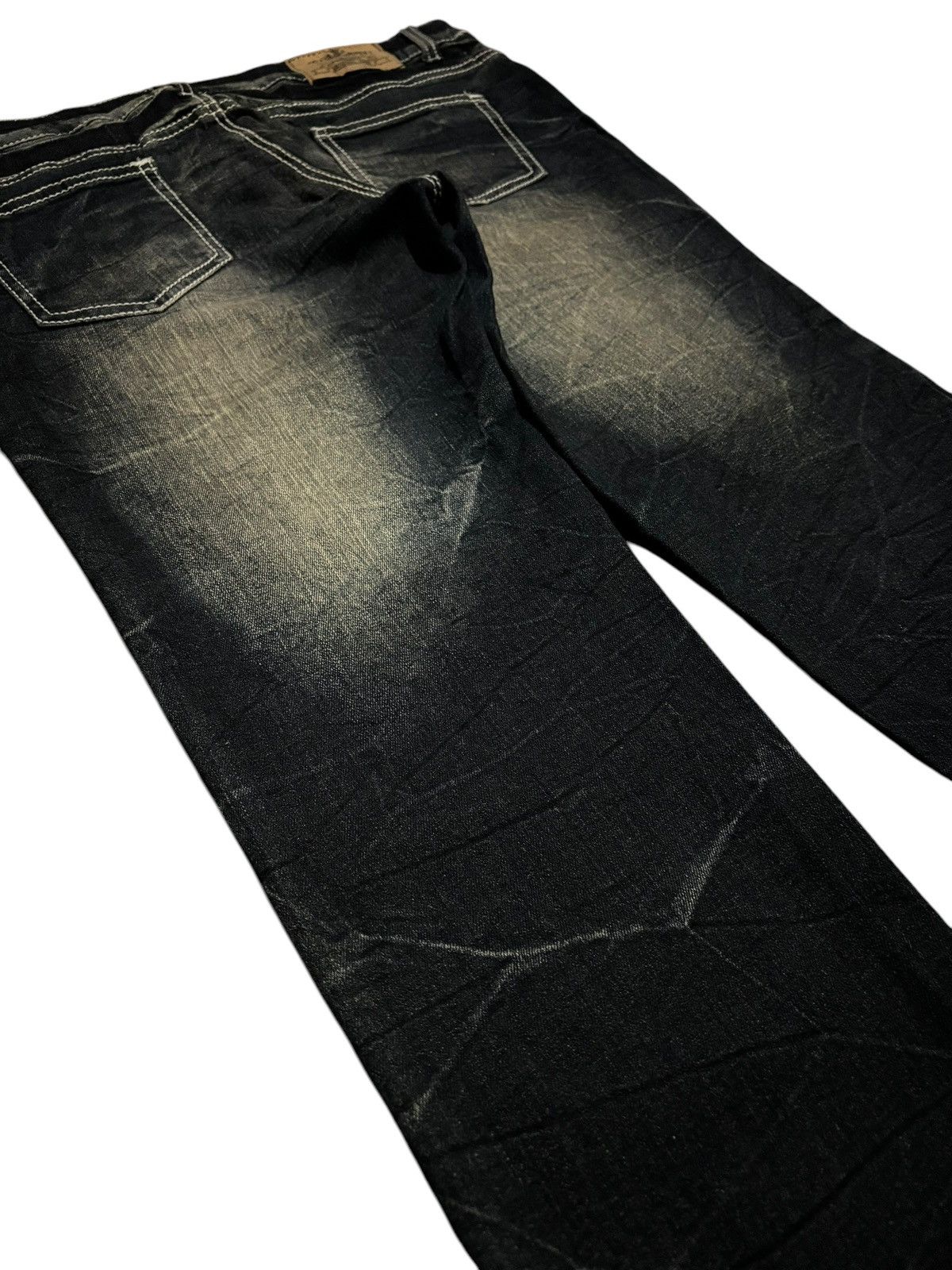 Japanese Brand Japanese Original Japan Strike Faded Season Jeans Denim Size US 34 / EU 50 - 5 Thumbnail