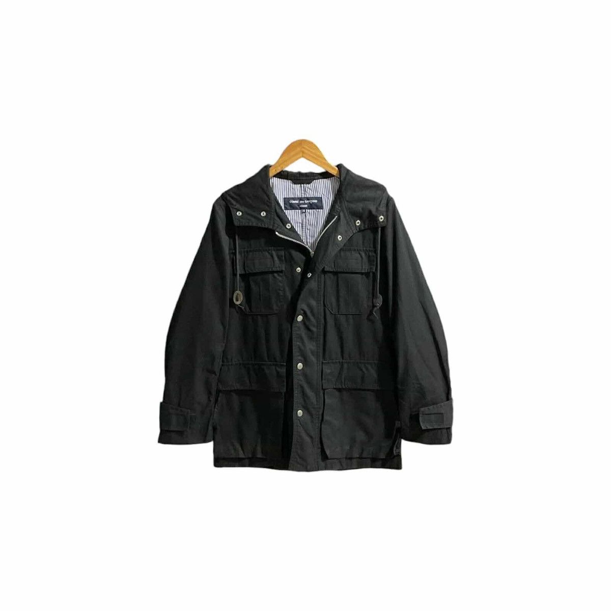 Comme des Garcons Homme × Comme des Garcons Homme Plus × Japanese Brand 🔥Ad2009 Comme Des Garcons Homme Mountain Parka Jacket Hooded Size US M / EU 48-50 / 2 - 3 Thumbnail