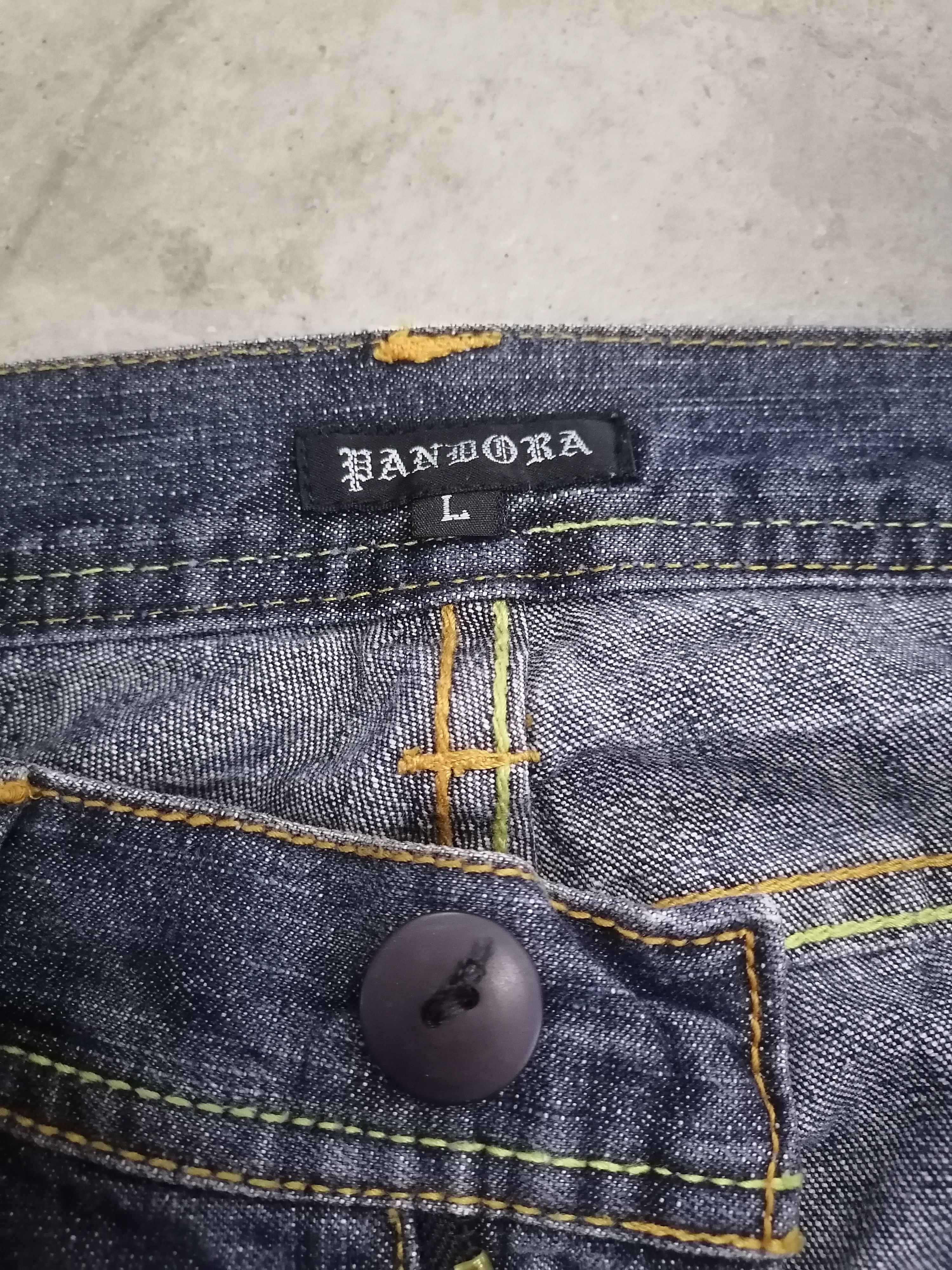 14th Addiction × If Six Was Nine × Le Grande Bleu (L.G.B.) Flare Jeans Pandora Distressed Denim Bushpants Size US 32 / EU 48 - 7 Thumbnail
