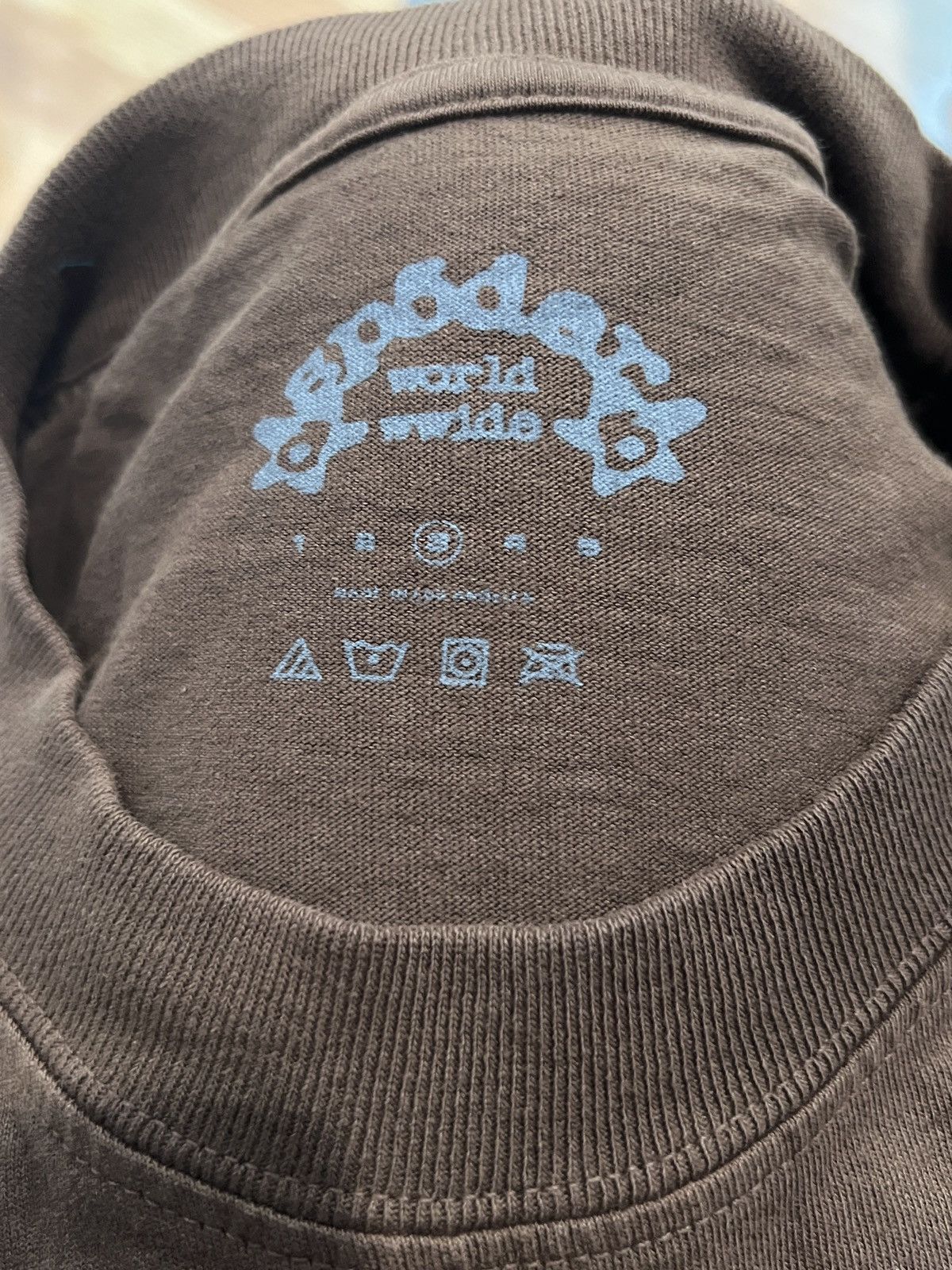 Sp5der Sp5der OG Web Tee Brown/Yellow Size US L / EU 52-54 / 3 - 4 Thumbnail