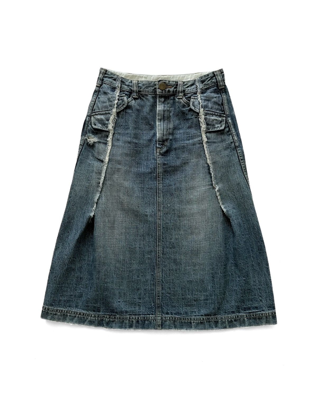 Tricot Comme des Garcons VINTAGE tricot COMME des GARÇONS Denim Skirt Size 28" / US 6 / IT 42 - 4 Thumbnail