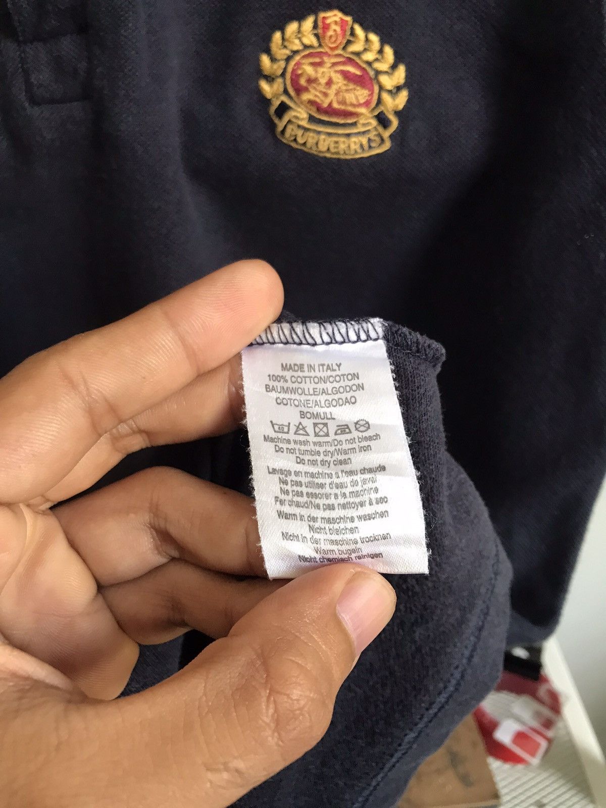 Burberry OFFER ME NOW🔥 VINTAGE Burberry Polo Colar Shirt 🔥 Size US S / EU 44-46 / 1 - 11 Thumbnail