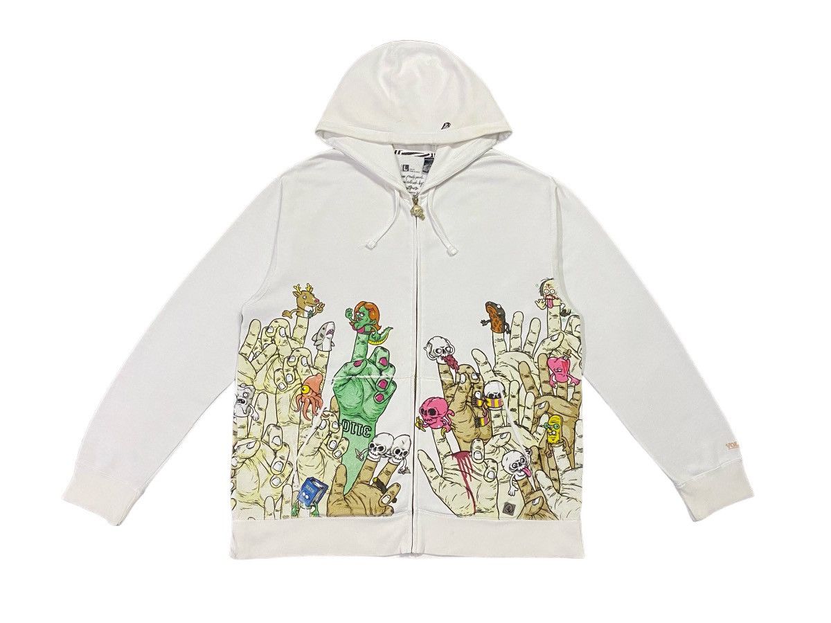 Todd Bratrud × Volcom Rare🔥Volcom X Todd Bratrud Fingers Hoodie Size US L / EU 52-54 / 3 - 2 Thumbnail