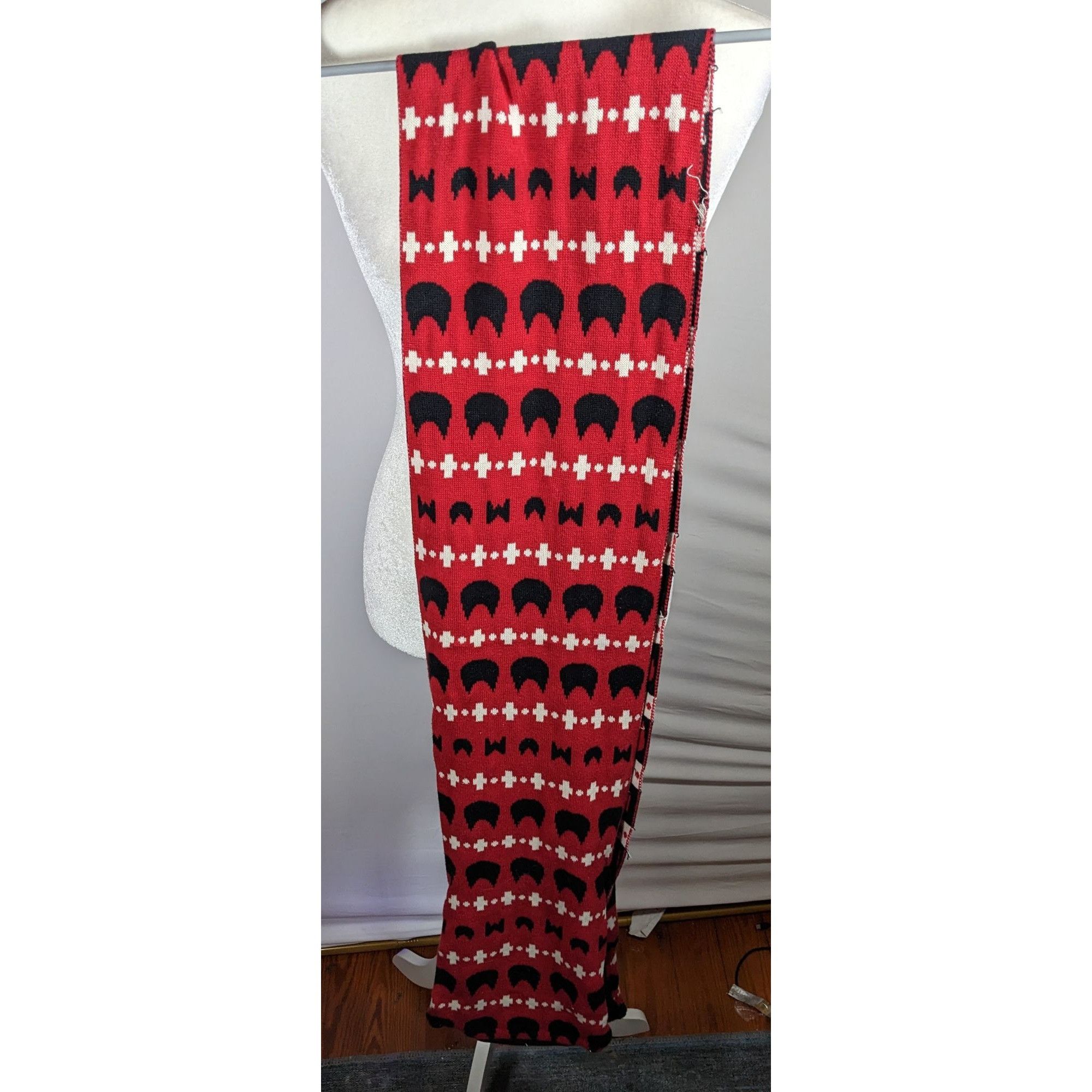 Other Azona A02 Black And Red Reversible Cat Scarf With Pockets Size ONE SIZE - 14 Thumbnail