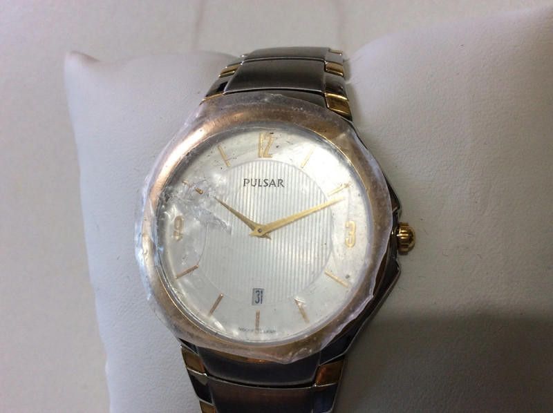 Pulsar Pulsar men's two tone stainless steel bracelet watch Size ONE SIZE - 1 Thumbnail