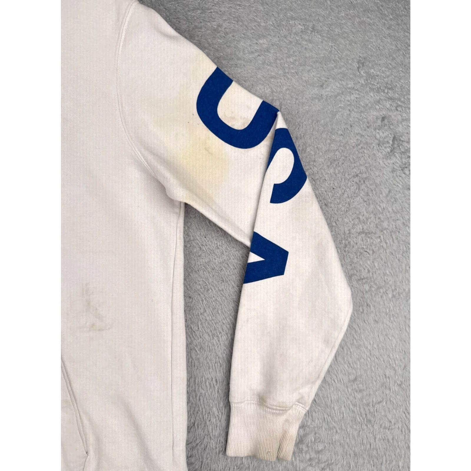 The North Face The North Face Hoodie Womens Small White Pullover Activewear Cotton Blend Long Sleeve Size S / US 4 / IT 40 - 2 Thumbnail
