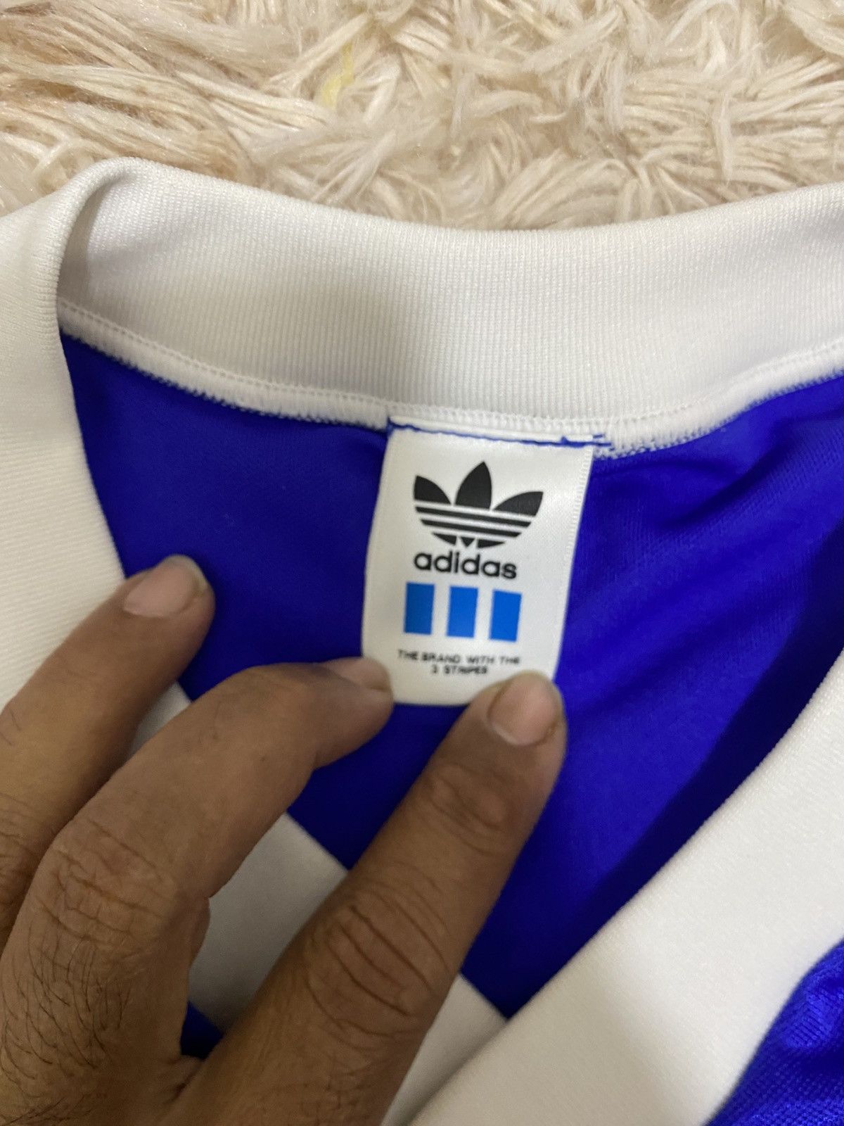 Adidas Original Vintage Yokohama Marinos Jersey (ASR-555A) Size US M / EU 48-50 / 2 - 3 Thumbnail