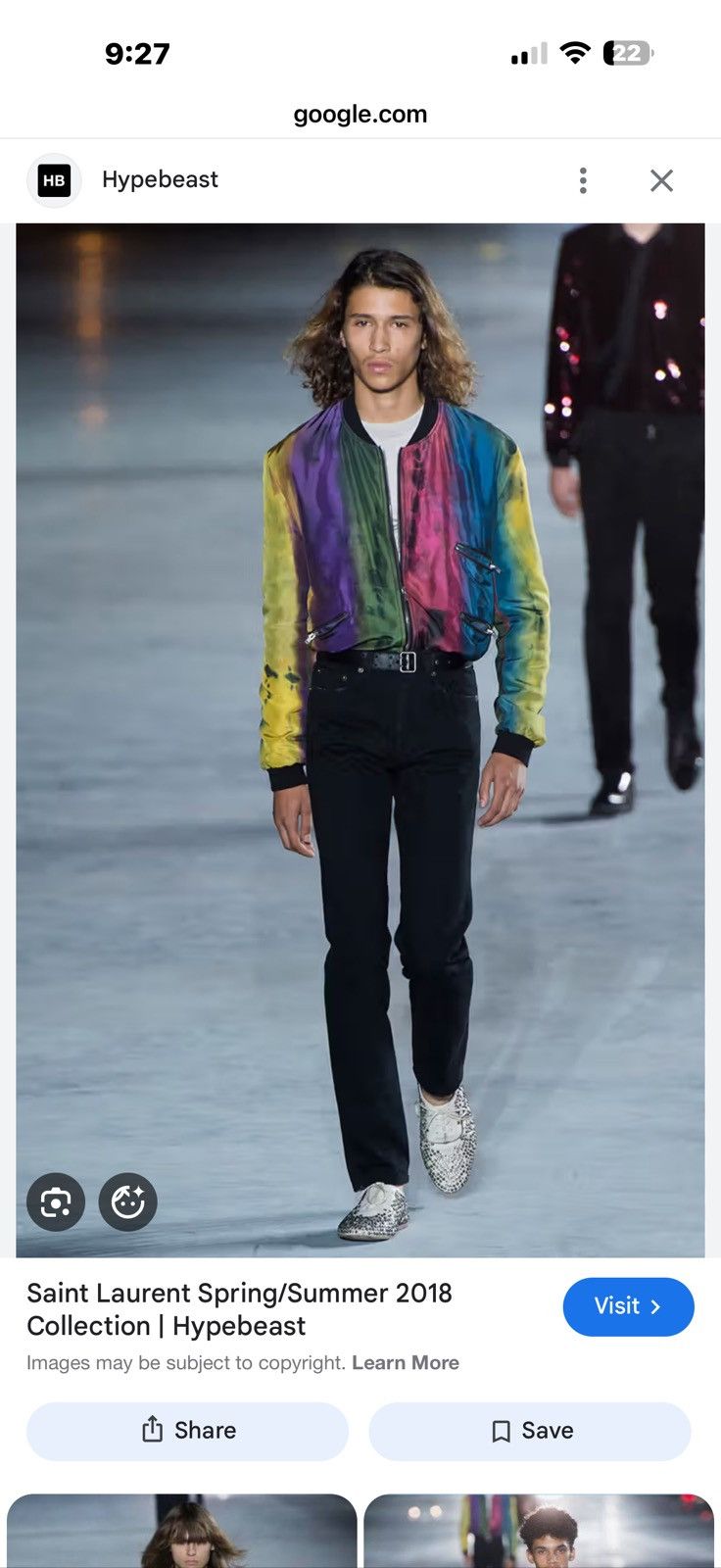 Saint Laurent Paris Saint Laurent mens bomber jacket. 54/44. $2490 Size US L / EU 52-54 / 3 - 1 Thumbnail