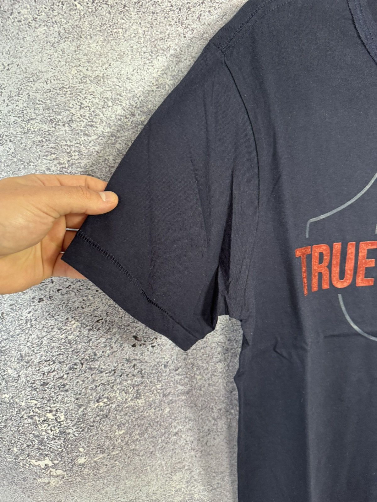 True Religion × Vintage Vintage True Religion Blue big logo tee Size US M / EU 48-50 / 2 - 6 Thumbnail