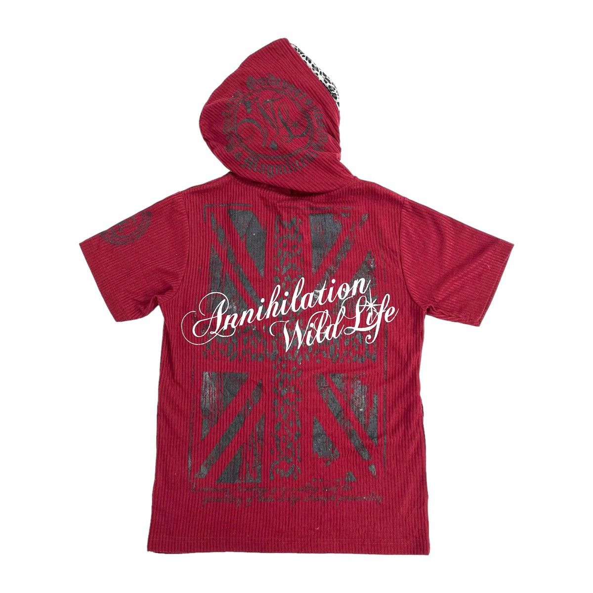 14th Addiction × If Six Was Nine × Japanese Brand Y2K Mild Life Poem Grunge Punk Double Layer Short Sleeve Size US M / EU 48-50 / 2 - 25 Thumbnail