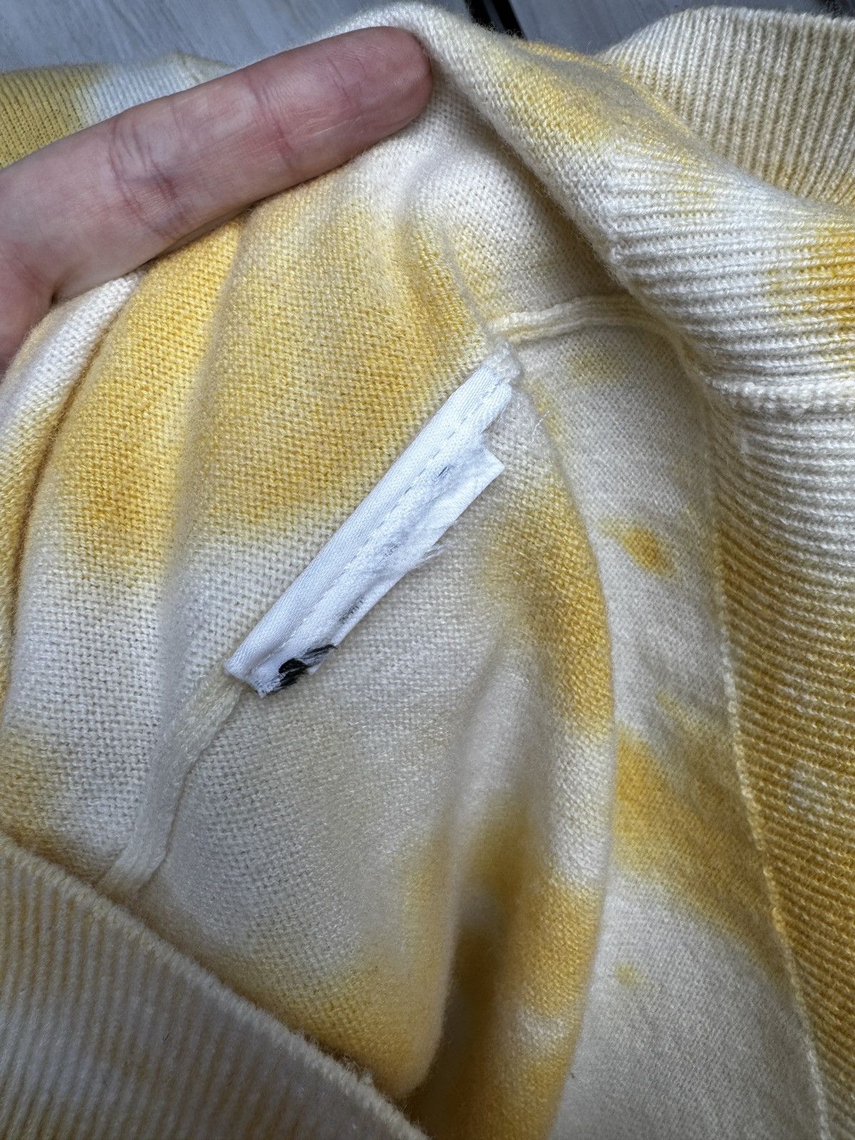 Sandro Sandro Smiley Walk to the Sun Tie-dye Wool Cashmere sweater Size XS / US 0-2 / IT 36-38 - 9 Thumbnail