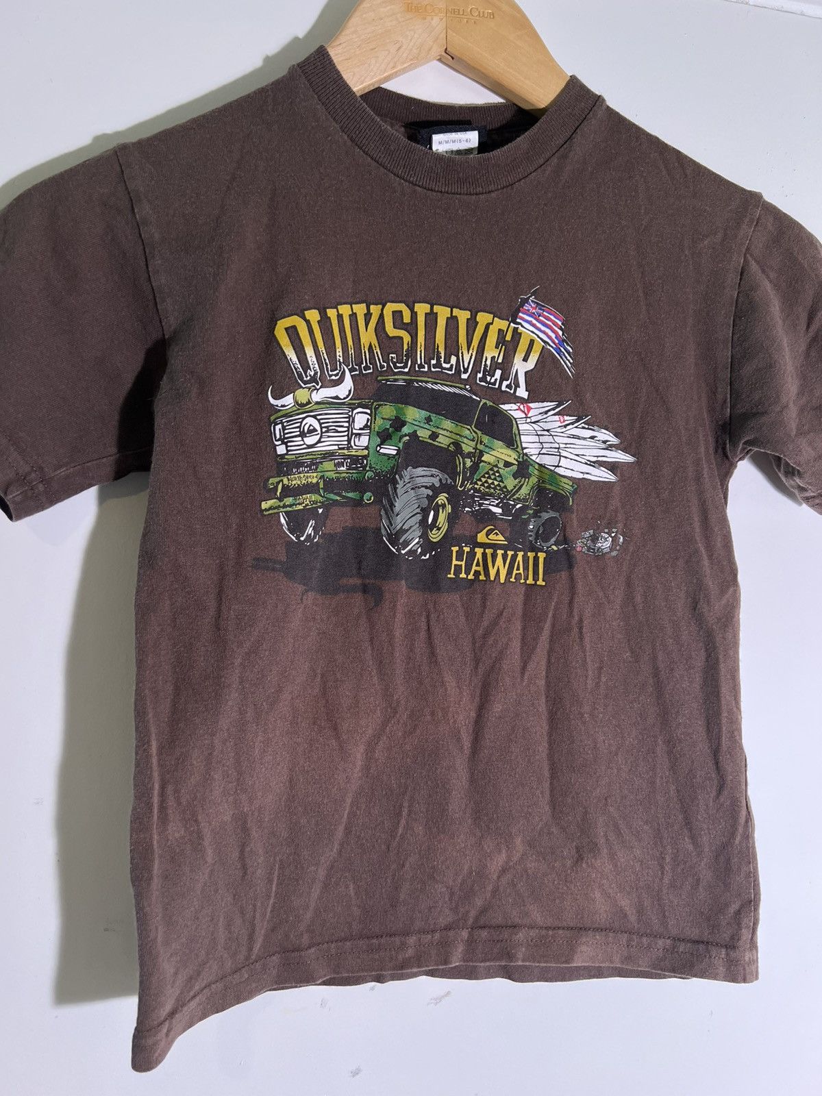 Vintage Y2K 2000’s VTG Vintage Quiksilver Hawaii Retro Youth T Shirt Size US XXS / EU 40 - 3 Thumbnail