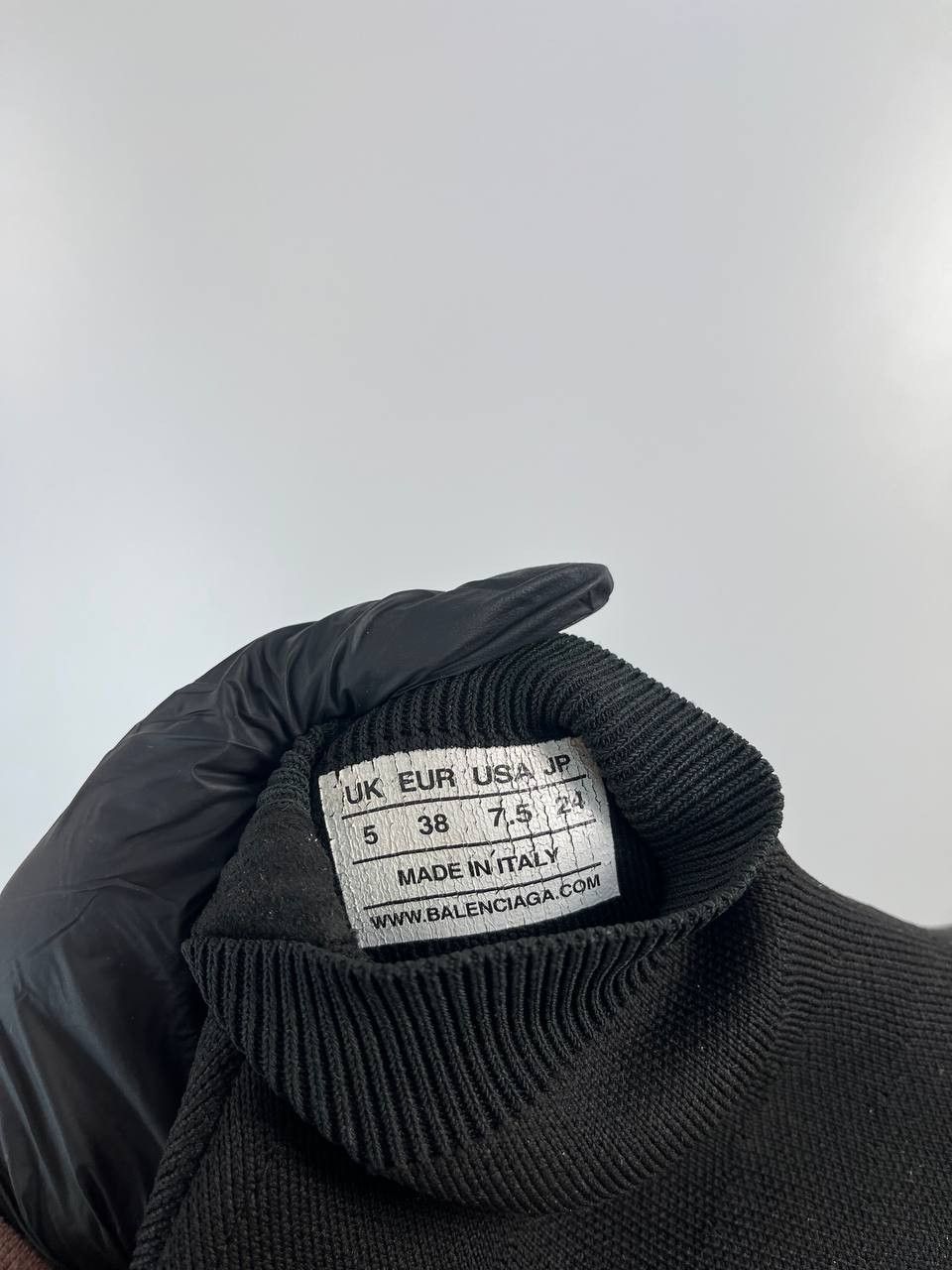 Balenciaga Balenciaga Speed Trainer Sock Sneakers Black White Womens 38 Size US 8 / IT 38 - 7 Thumbnail