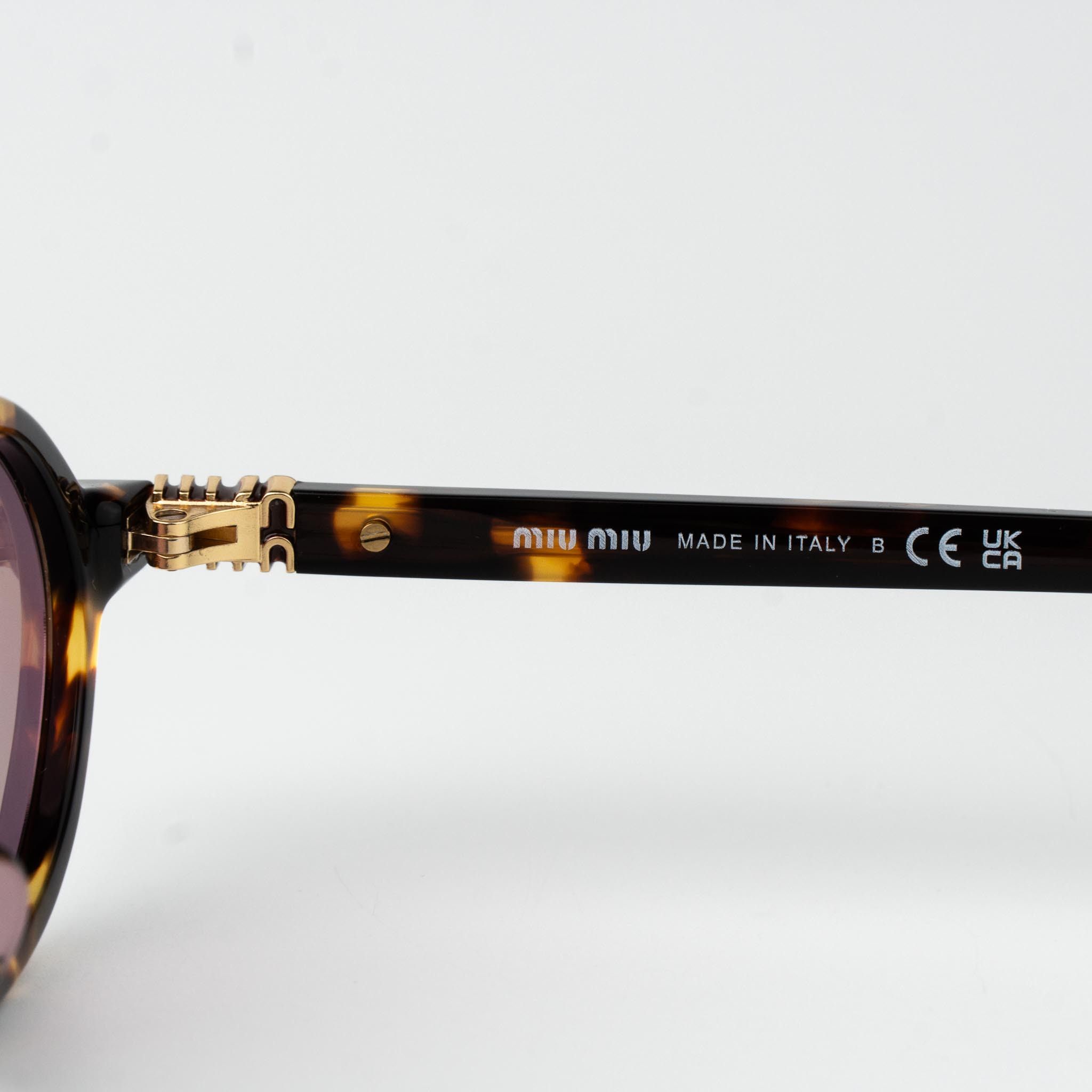 Miu Miu Miu Miu REGARD Women Sunglasses MU04ZSF VAU50D AUTHENTIC Size ONE SIZE - 10 Thumbnail