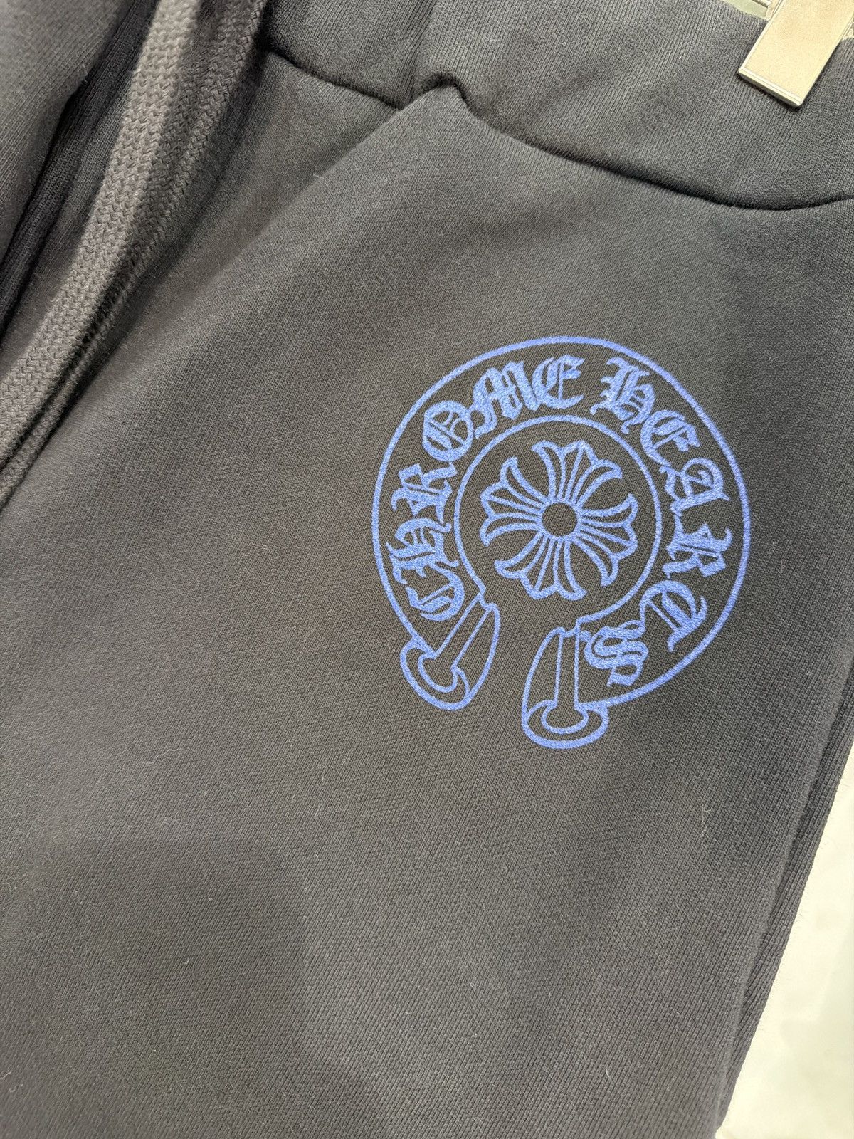Chrome Hearts Chrome Hearts Blue Horseshoe Black Sweatpants Size US 36 / EU 52 - 3 Thumbnail