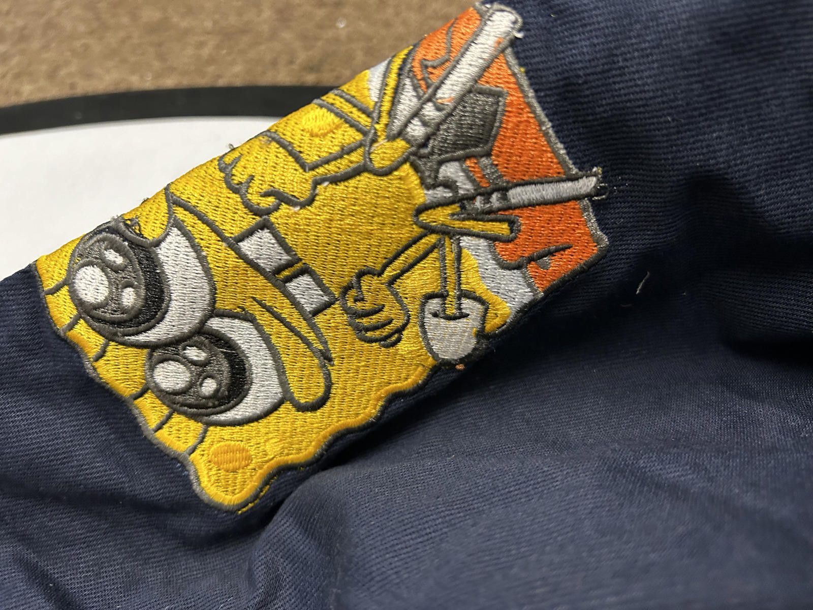 Nickelodeon Vintage SpongeBob SquarePants Racing Men's Jacket Size US L / EU 52-54 / 3 - 4 Thumbnail