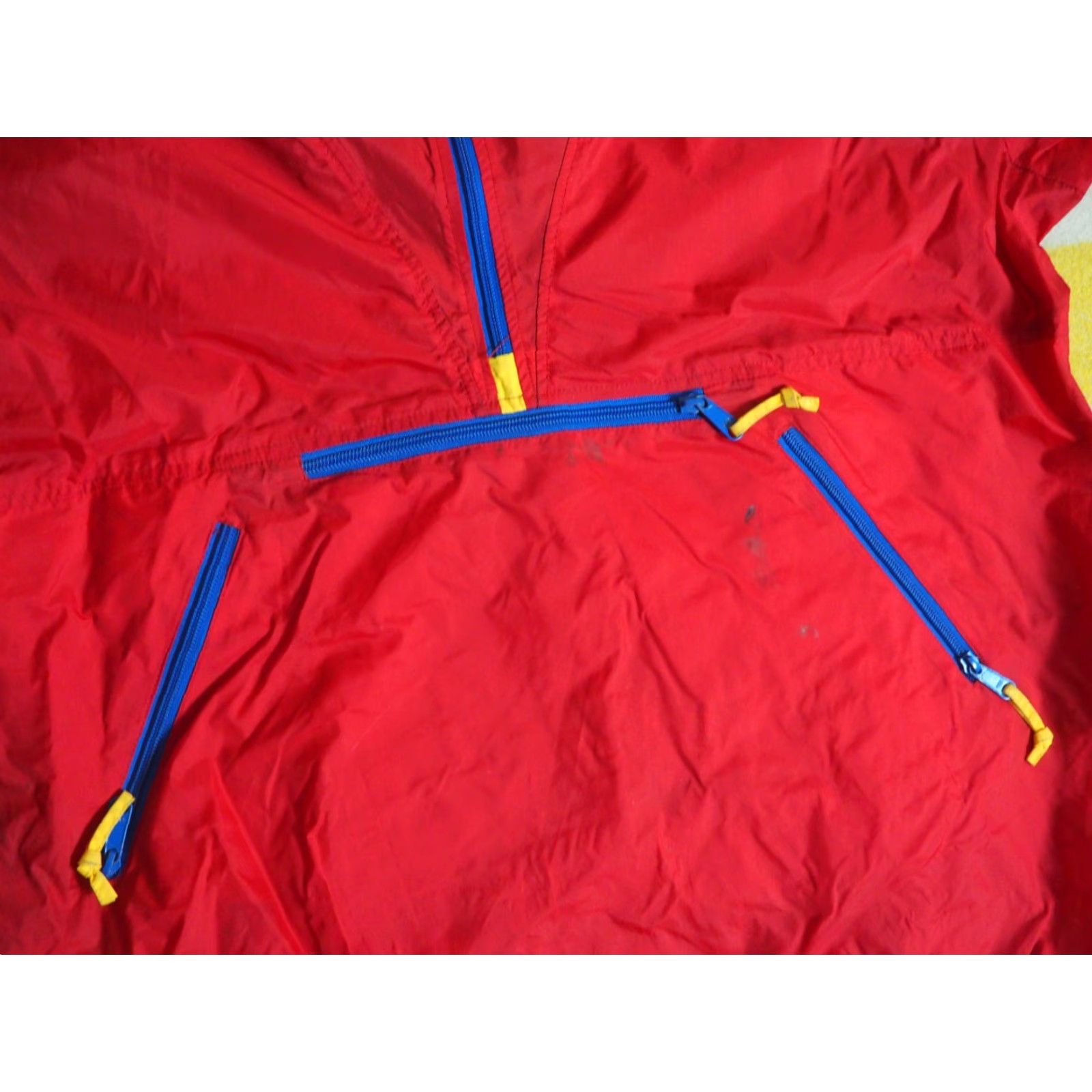Sierra Designs VINTAGE Sierra Designs Jacket Windbreaker Outdoor Nylon Red XL Mens 90s 1/2 Zip Hooded Lightweight ZIP Edgy Size US XL / EU 56 / 4 - 5 Thumbnail
