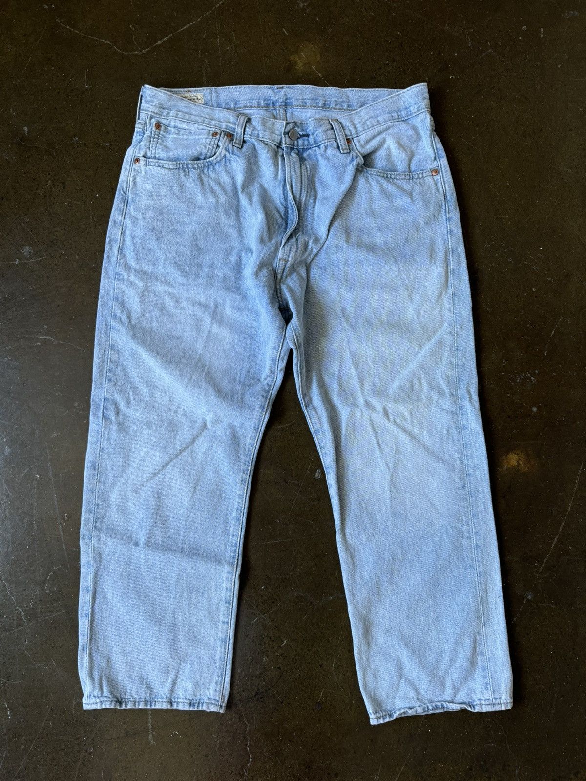 Levi's Levi's 505 regular fit blue jeans W36 x L36 Size US 36 / EU 52 - 1 Thumbnail