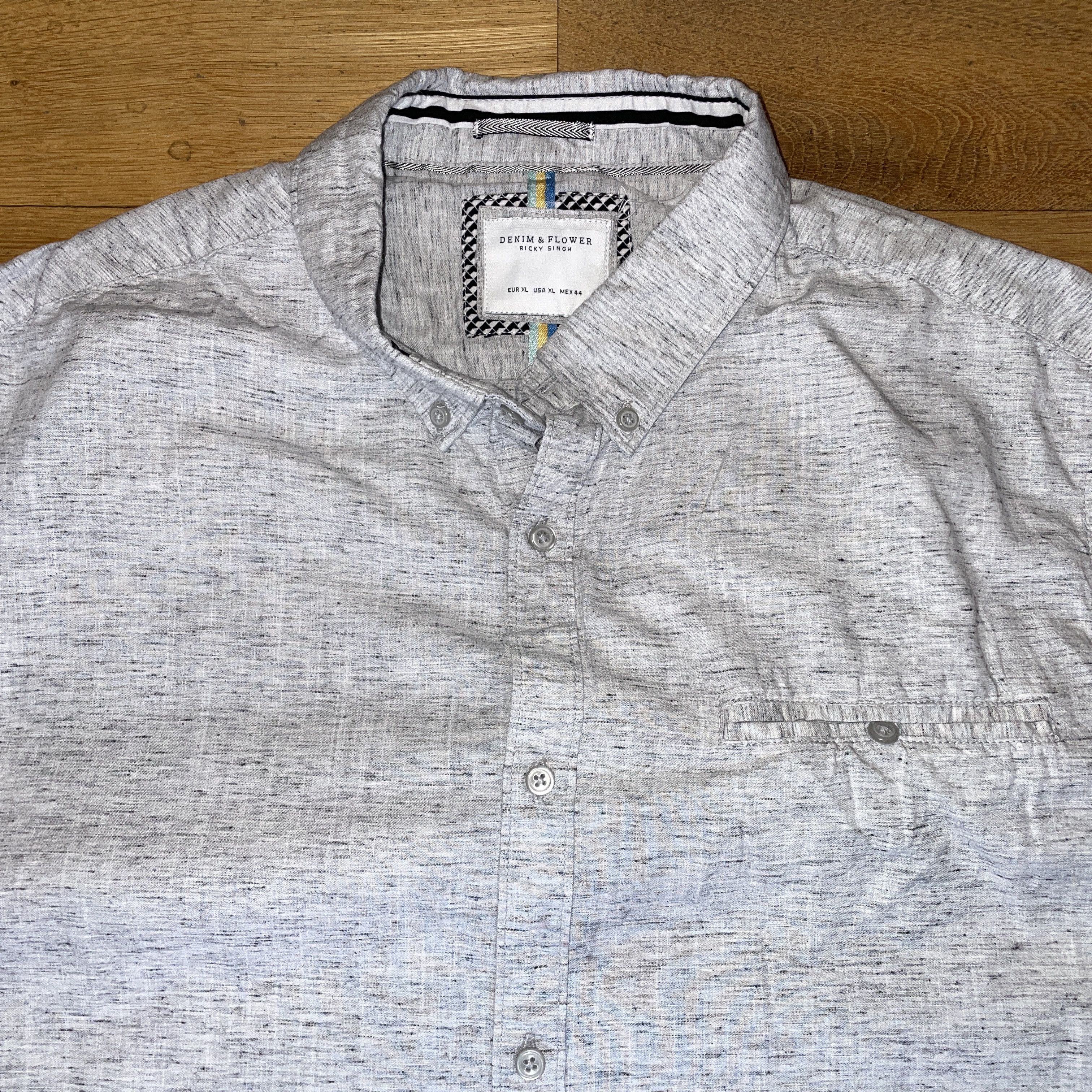 Denim & Flower Denim&flower Rick Singh Men's Shirt Summer Size XL Size US XL / EU 56 / 4 - 3 Thumbnail