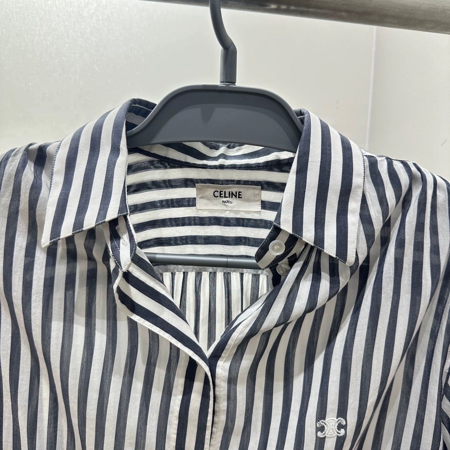 Celine Celine mar113 colorblock stripe Triumph LS shirt 38 Size S / US 4 / IT 40 - 3 Thumbnail