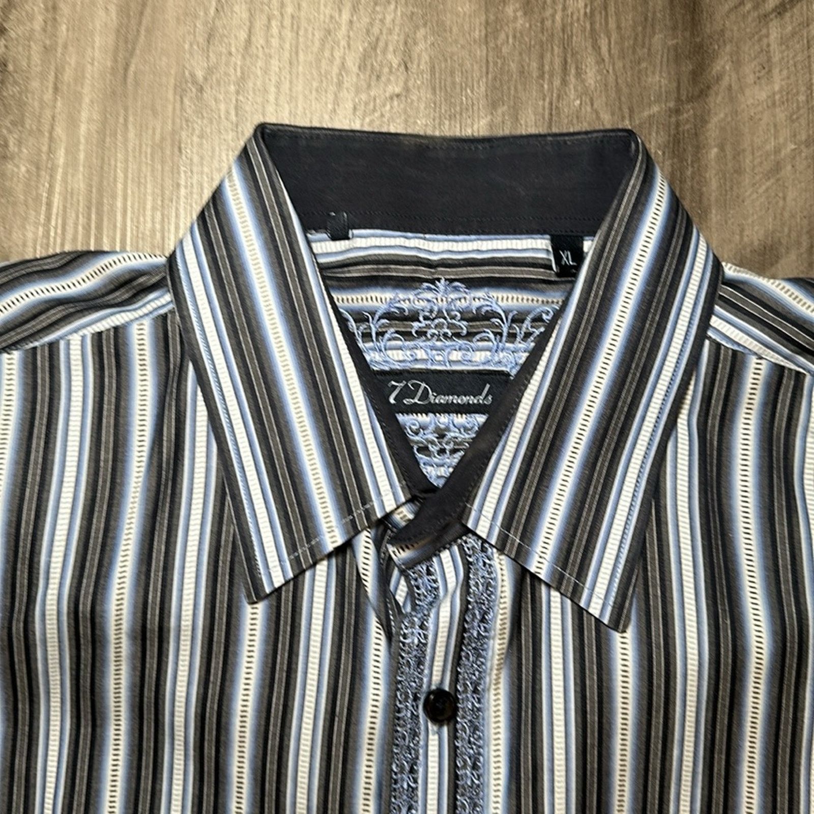 7Diamonds 7 Diamonds Long Sleeve Button Down - XL Size US XL / EU 56 / 4 - 5 Thumbnail
